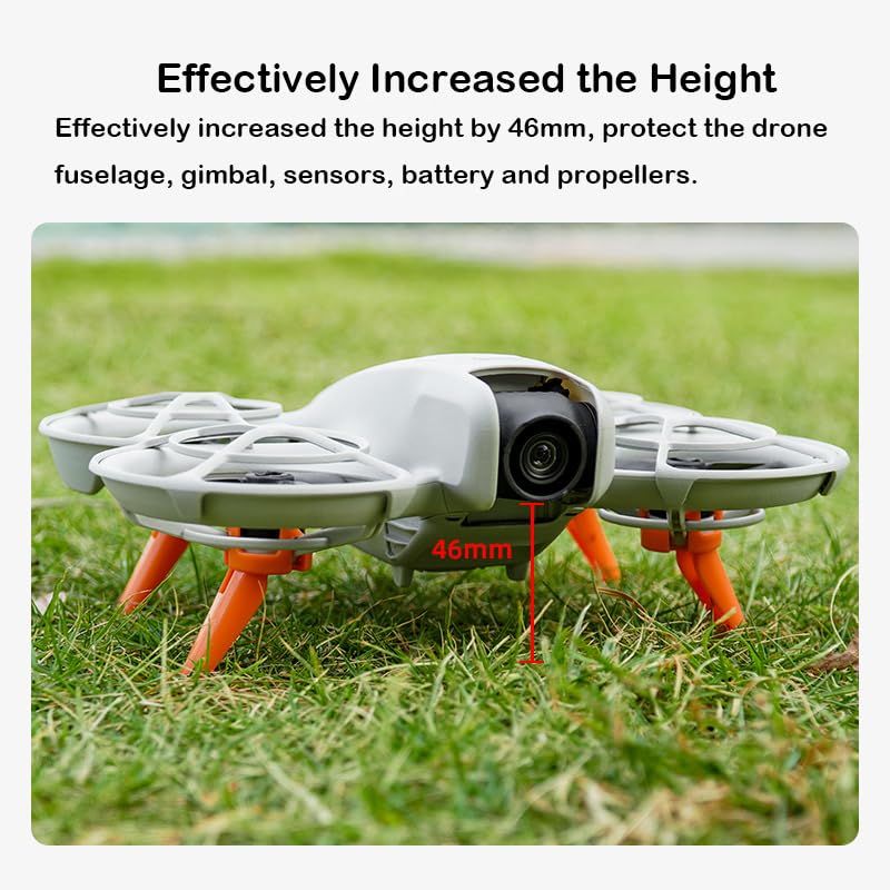 LICHIFIT Split Extended Legs for DJI NEO Drone Landing Gear Height Enhancement Stand 4pcs Heightening Bracket Kickstand Landing Protection - Image 2
