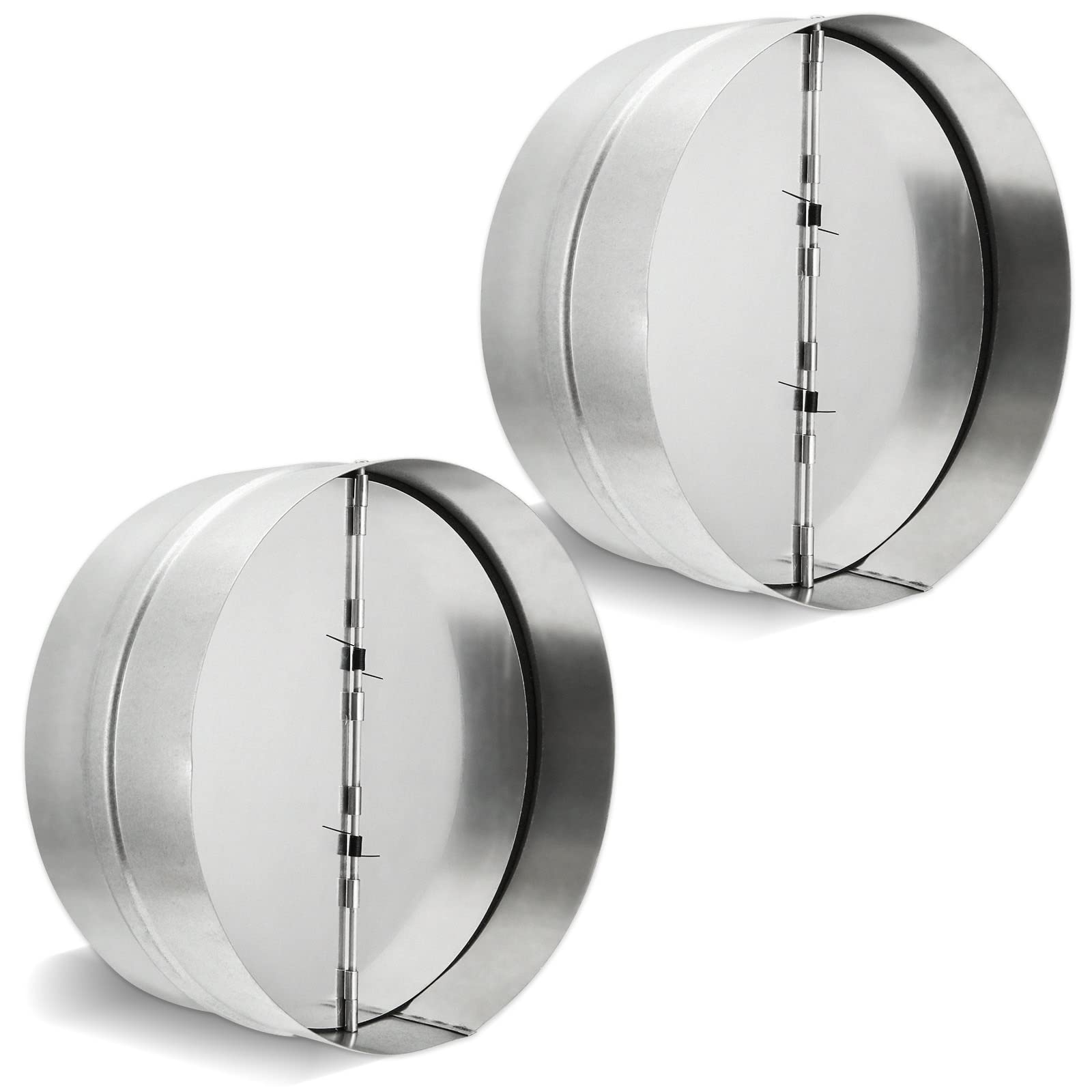 Buy FVIEXE 8 Inch Backdraft Damper Duct, OneWay Airflow Ducting Insert, Backdraft Shutter