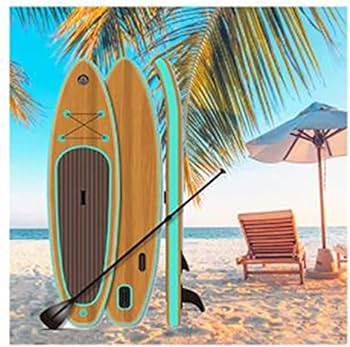 Amazon | 木製サーフボード インフレータブルスタンドアップパドル