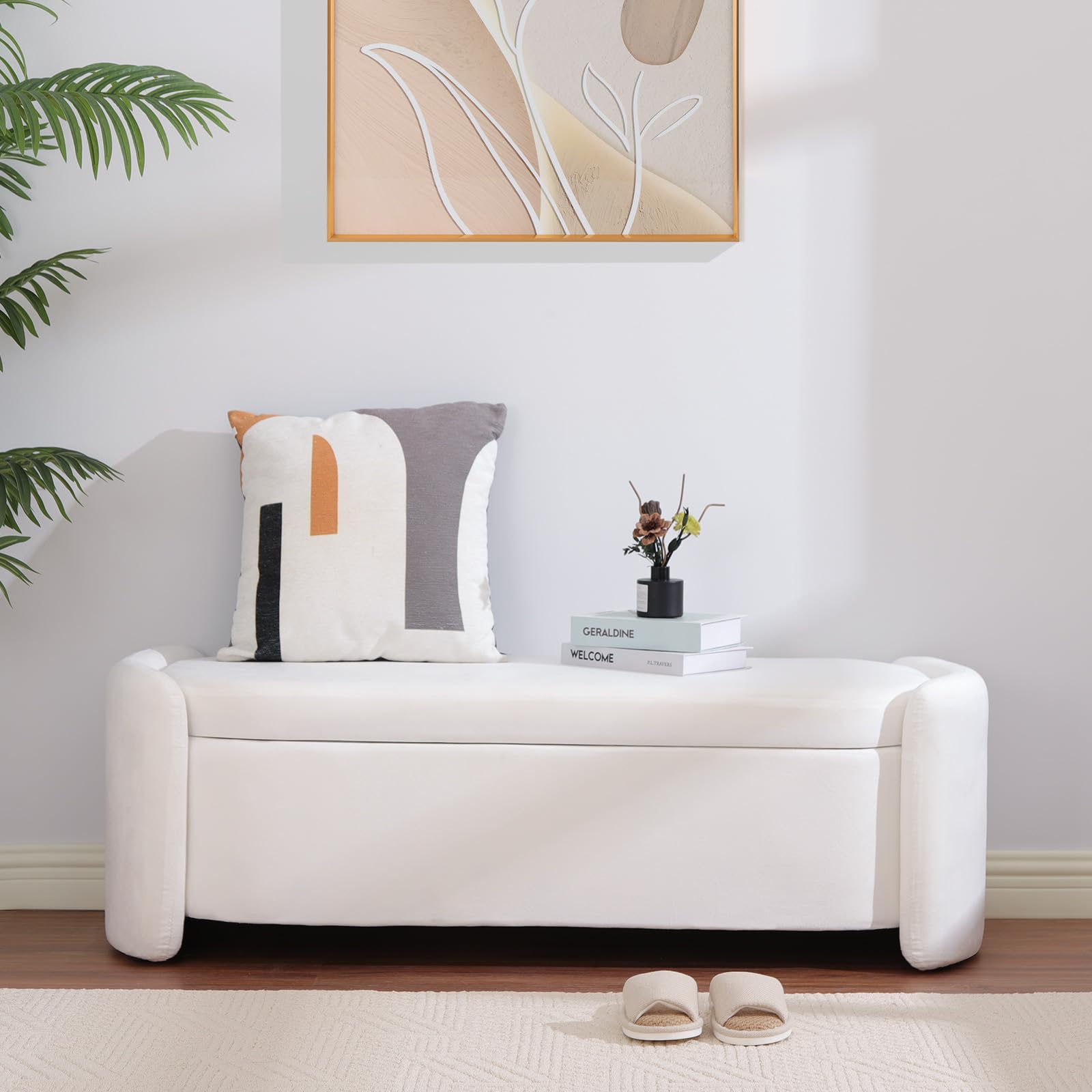 テーブル/チェア DOPPELGANGER - DOD STORAGE BENCH Amazon.com: Dolift Modern Oval Storage Ottoman Bench, 51.2