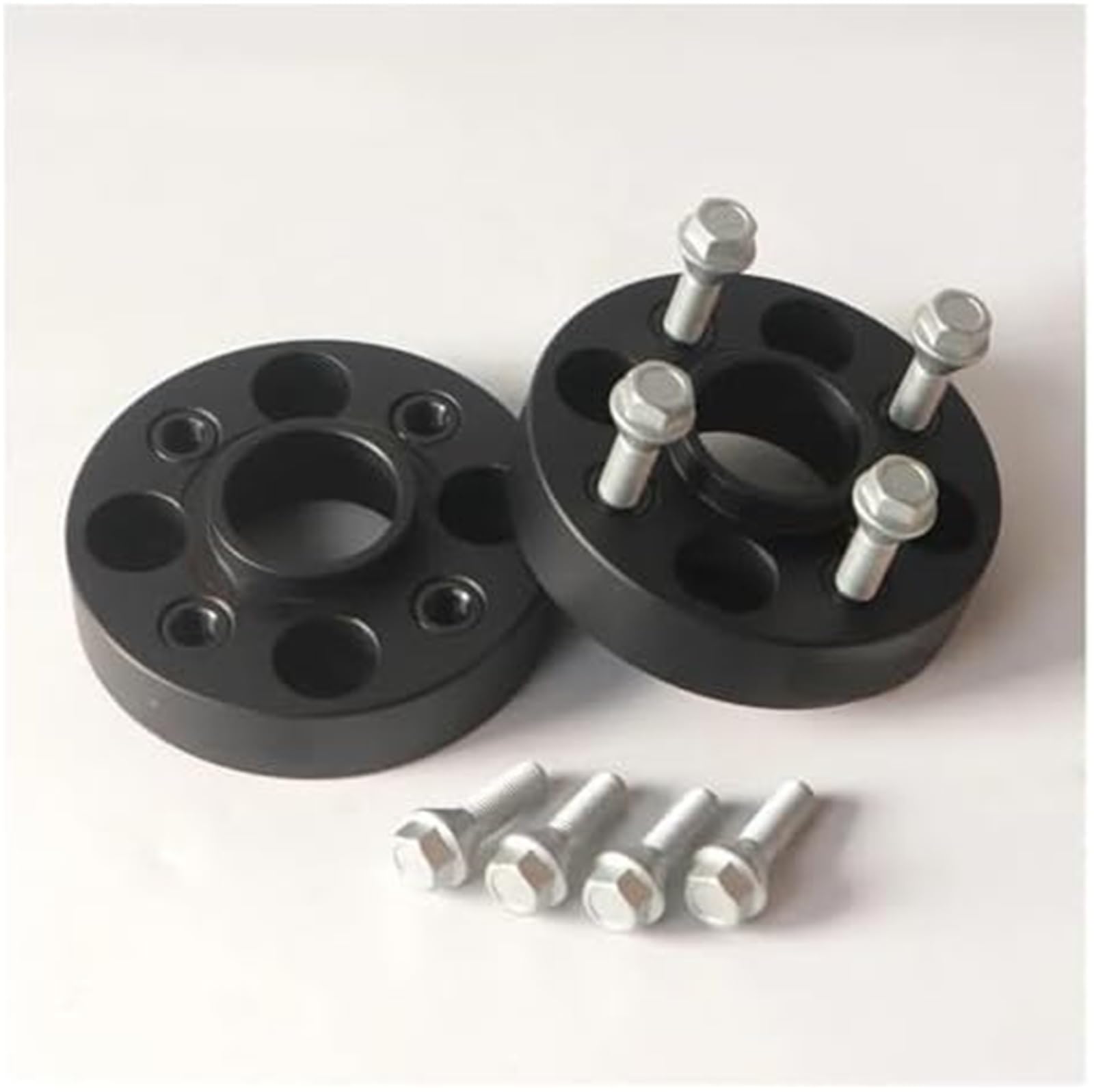 Dystans koła zawieszenia Adaptery kół 2 sztuki 20 50Mm Element dystansowy Pcd 4X100 Cb 57.1Mm, na 4 otwory dla samochodu Volkswagen Polo Jetta Gol(BLACK 2PCS 40MM)