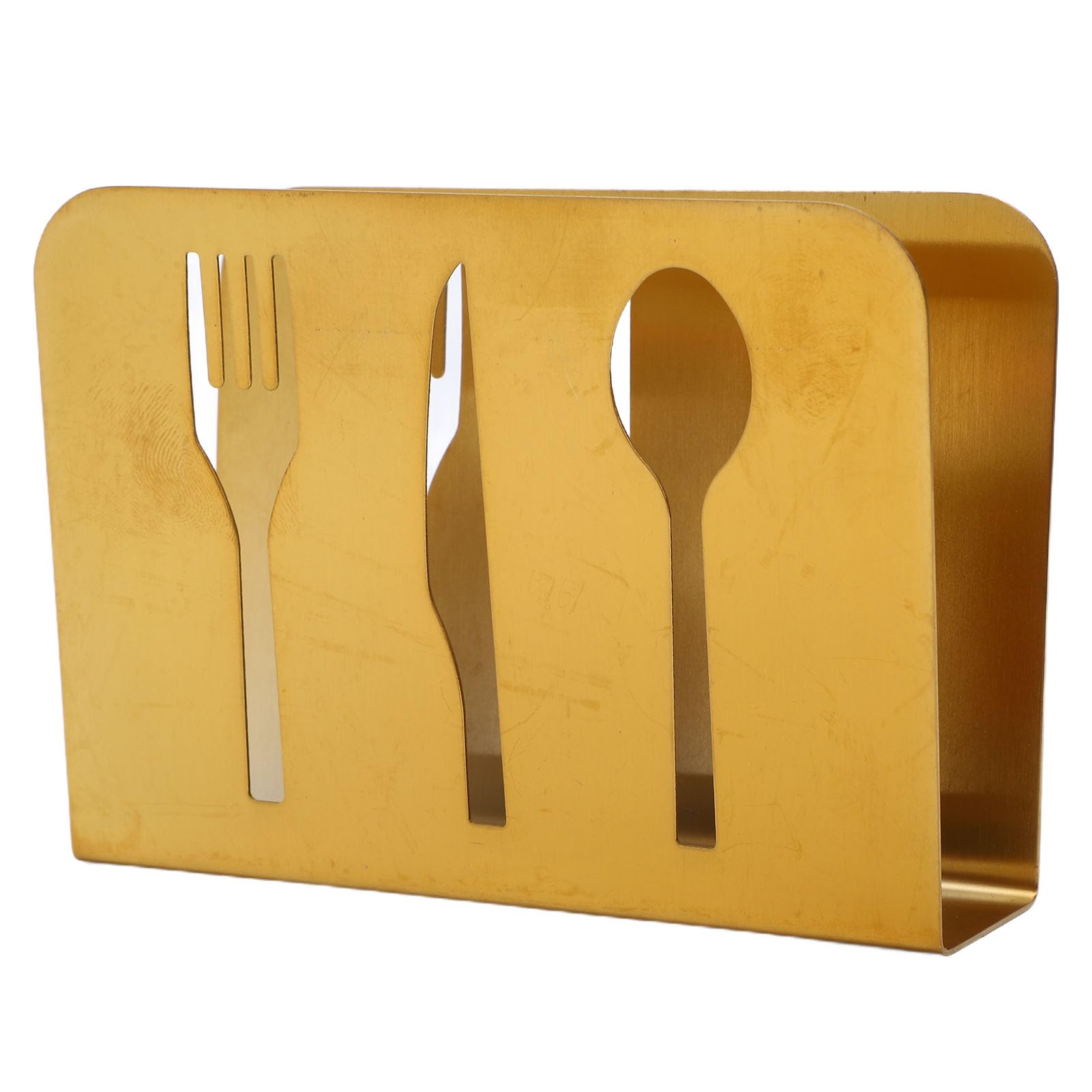 Portatovaglioli, Dispenser Portatovaglioli in Acciaio Inossidabile, Organizzatore Verticale per Fazzoletti 90 X 120 X 37 Mm con Base Stabile per Tavolo da Pranzo Ufficio Ristorante Bar (#2)