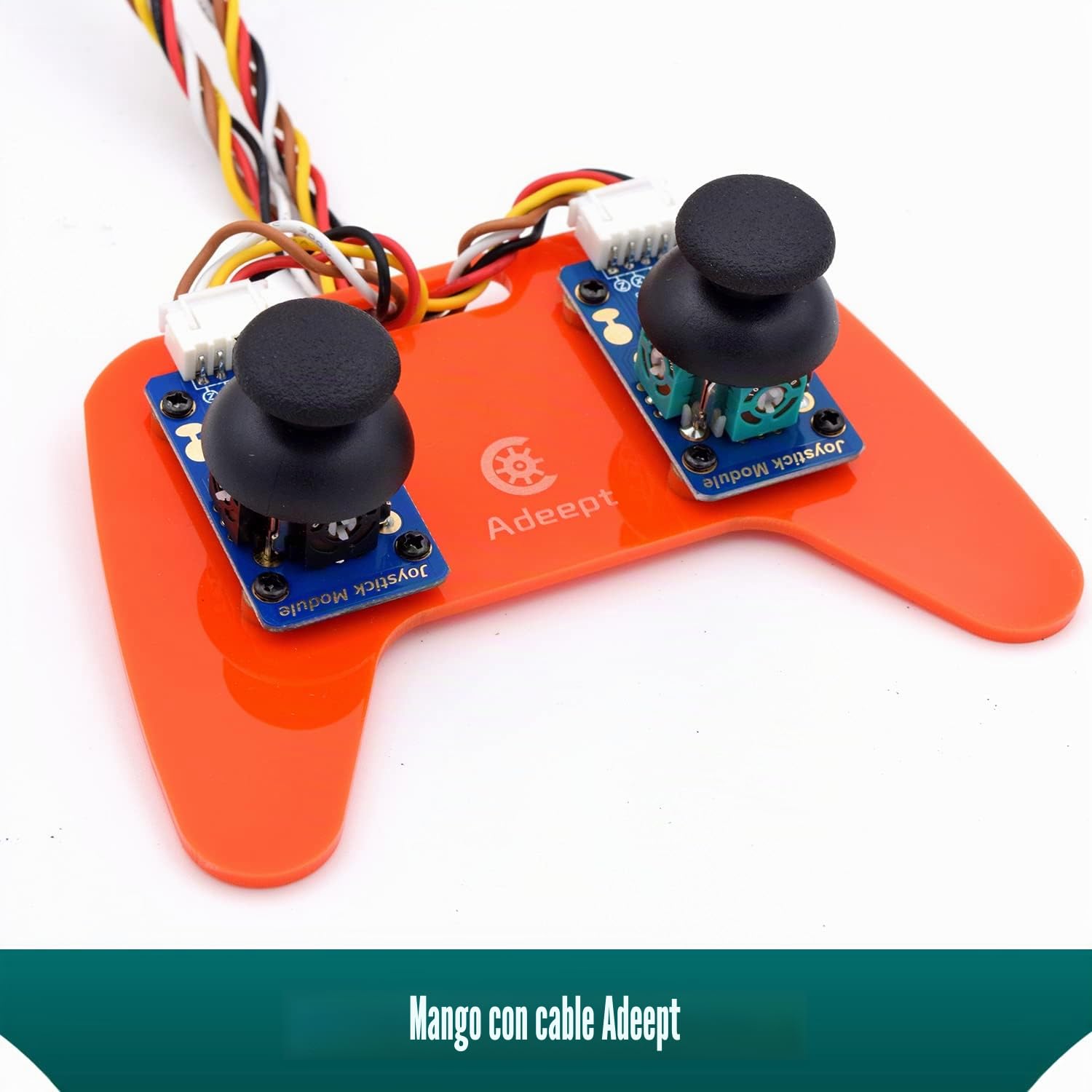 Adeept Kit de brazo robótico 5-DOF para Raspberry Pi 4 B 3 B+ B A+, programable DIY Coding STEM Educativo Brazo Robot de 5 ejes con código Python y tutoriales (PDF) (naranja)
