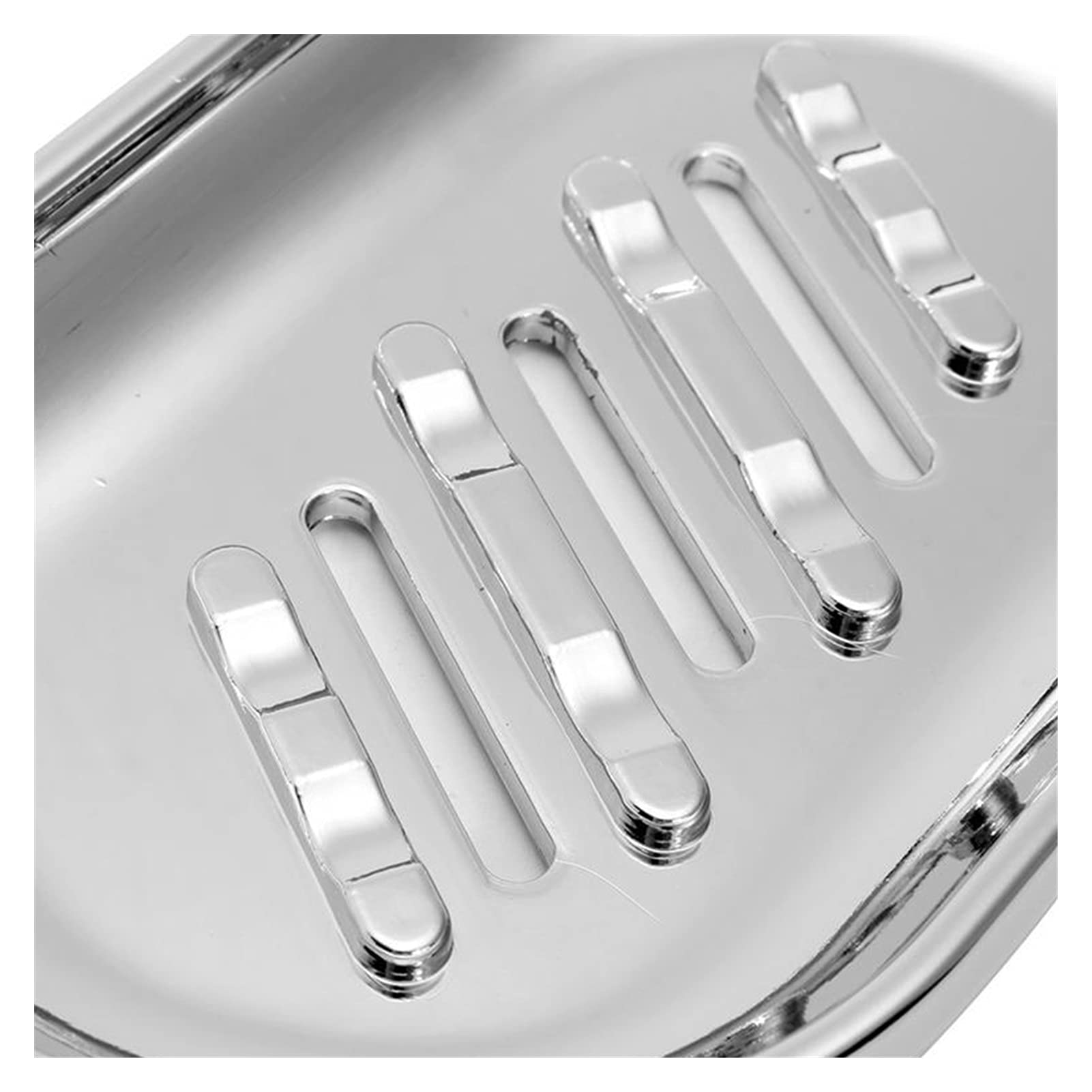HHDHHD Jabonera con riel, Bandeja Deslizante con Orificio de 22 mm, Organizador de baño (1 Unidad)