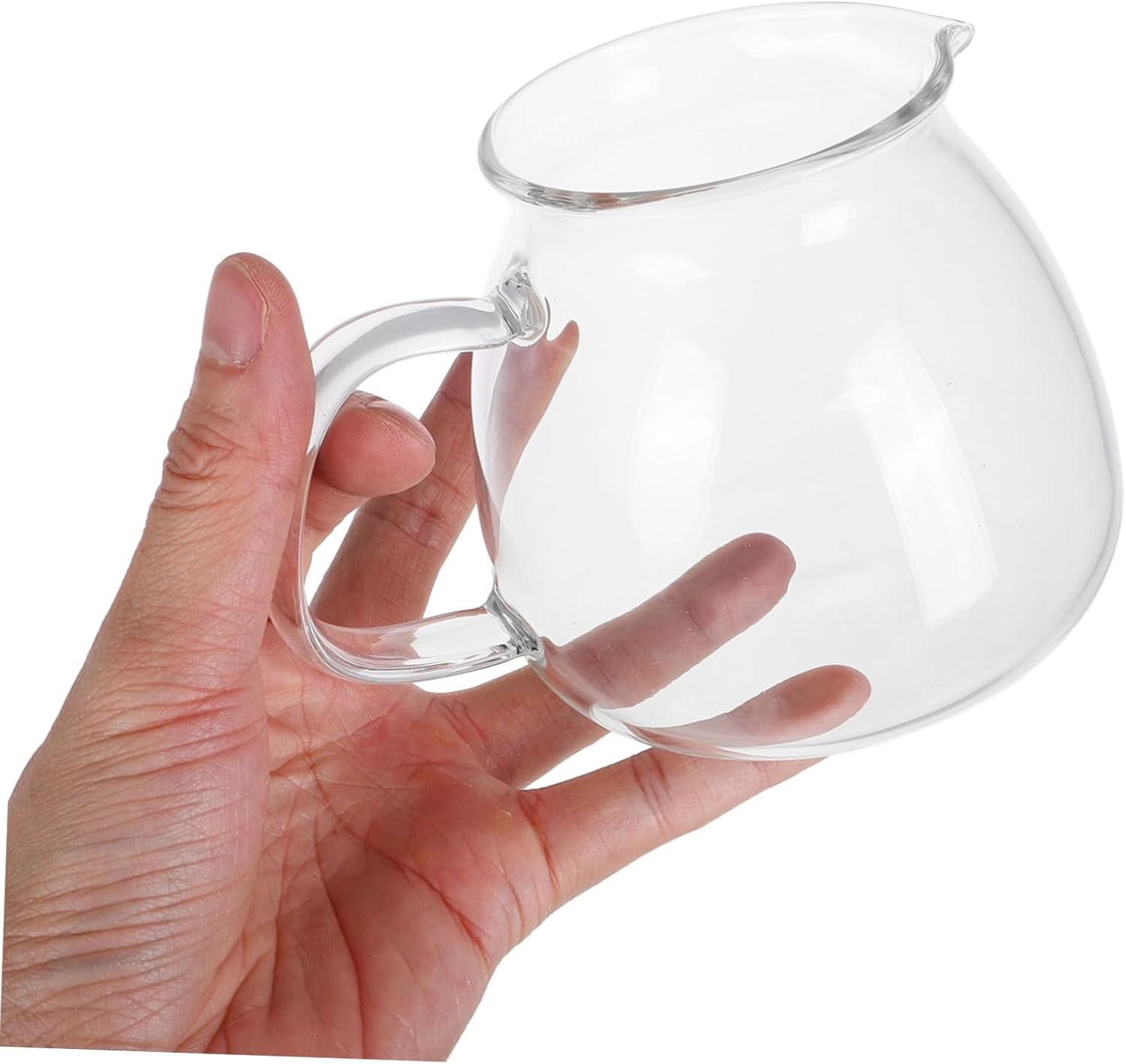 MAGICLULU Manual Pour Coffee Pot Glass Coffee Server for Hand Drip Brewing for Cold Brew and Sharing Family and Friends Elegant Kitchen