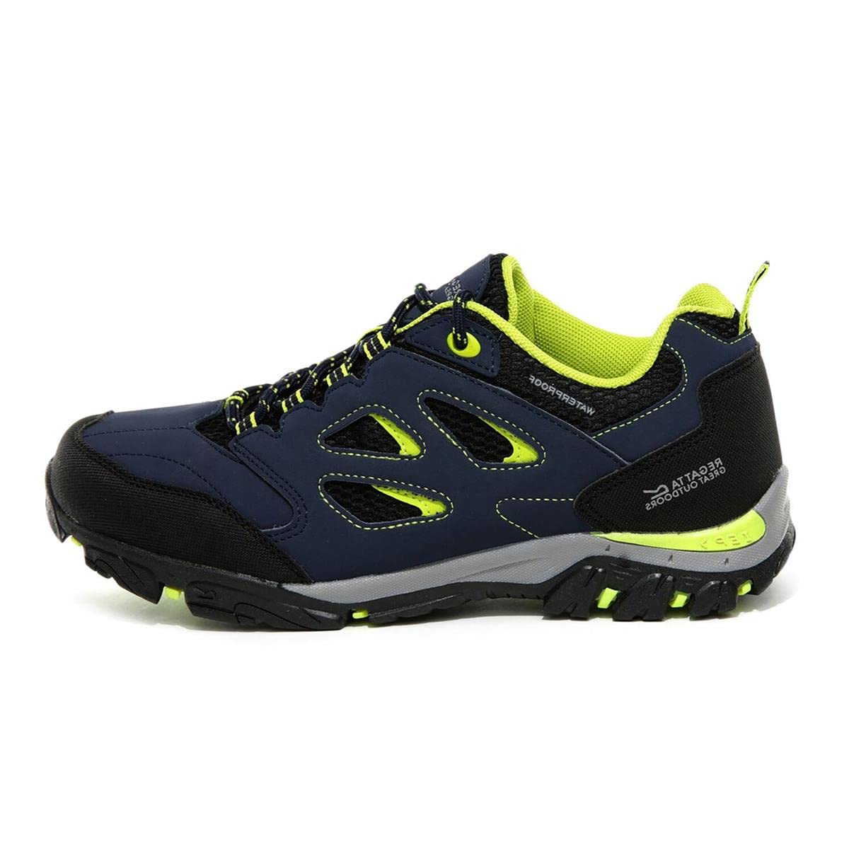 Regatta Kids Holcombe Low Rise Walking Trainers - Lime Punch - 12K UK