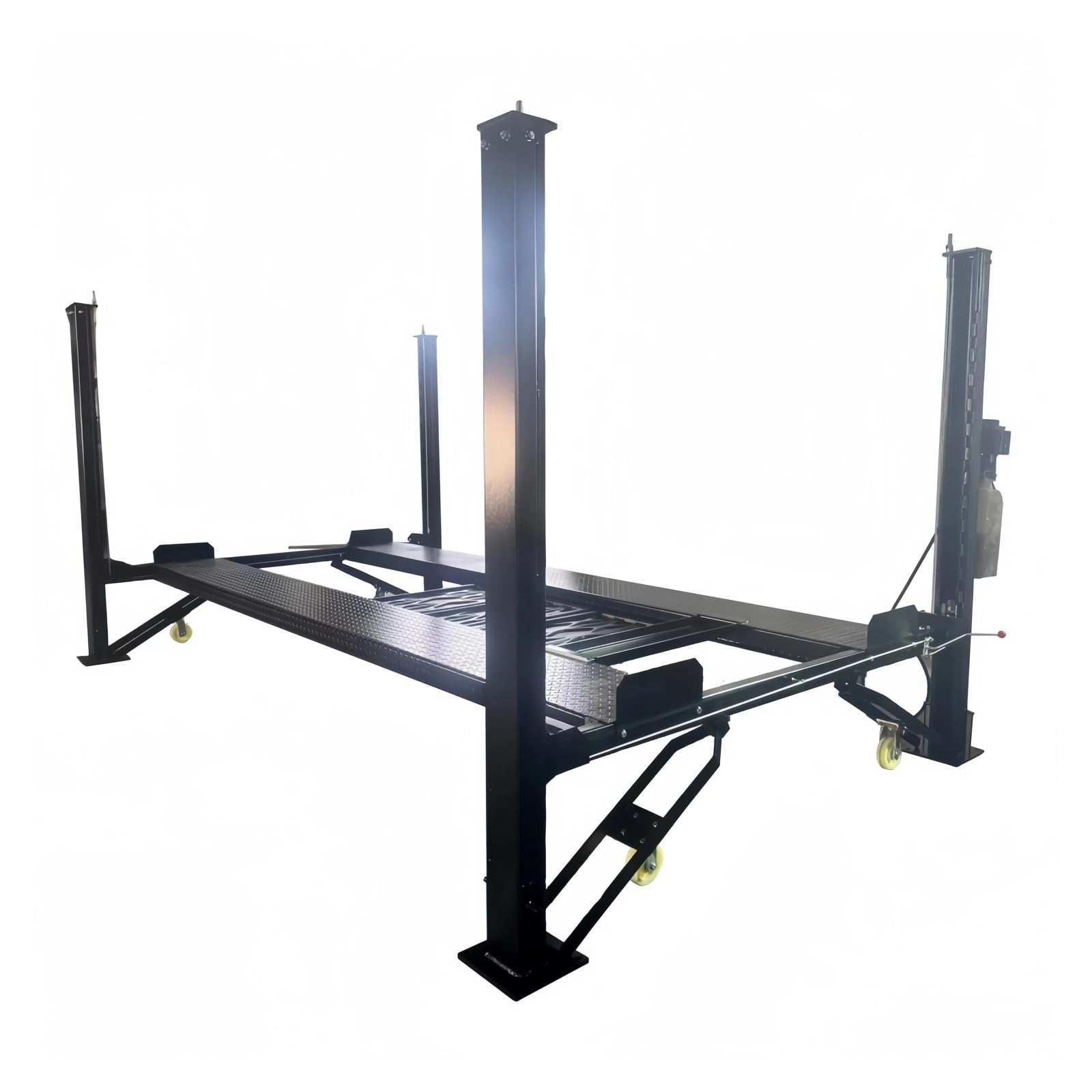 Quality 4000kg Capacity 4-Post Parking Car Lift Hydraulic Auto Equipment Hoist Home Garage 2 Level Type