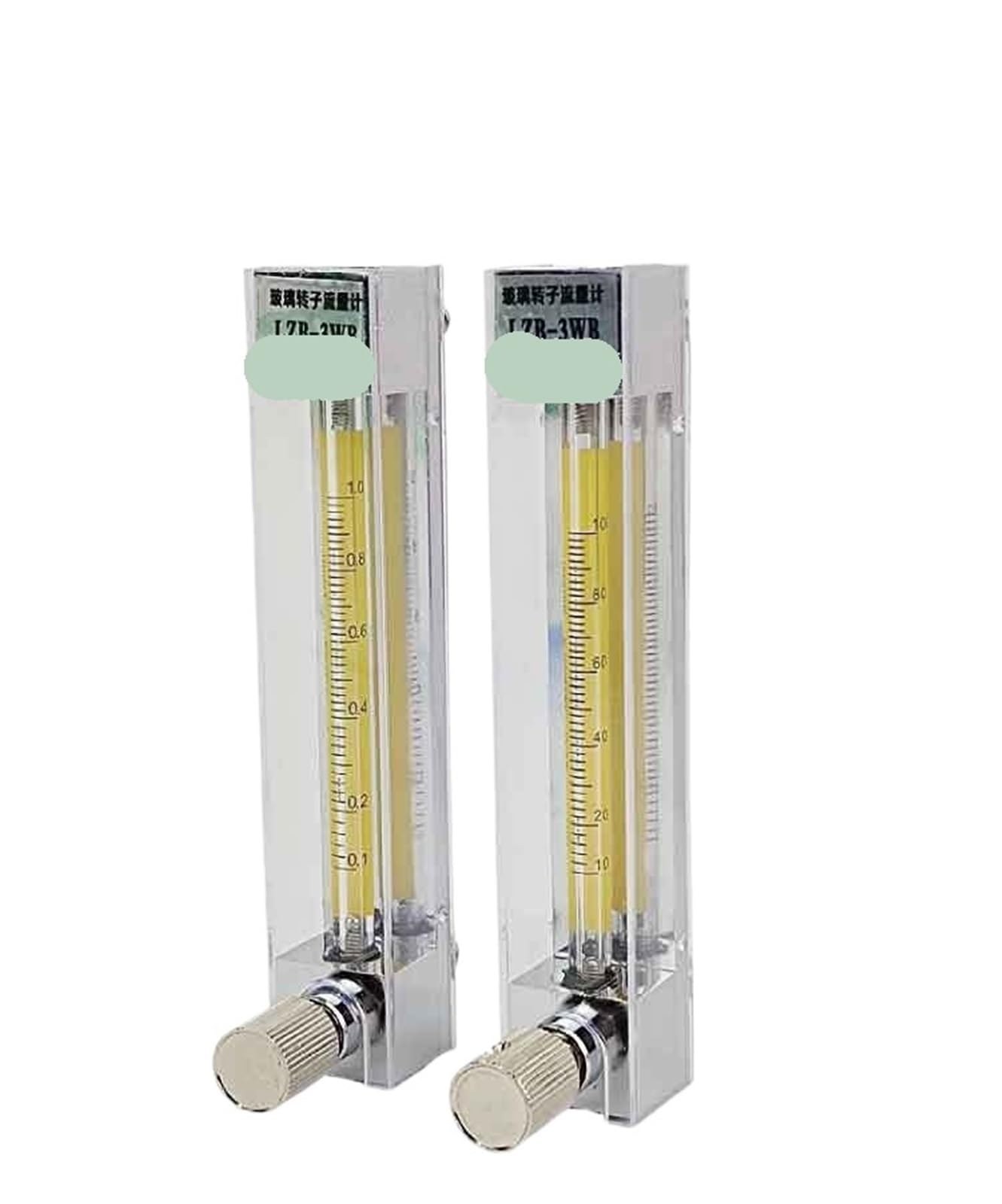 LZB -4/6/10WB, glass rotameter for gas/air flow meter with control valve. big measure range,it can adjust flow(6WB 1-10L Pmin -gas)
