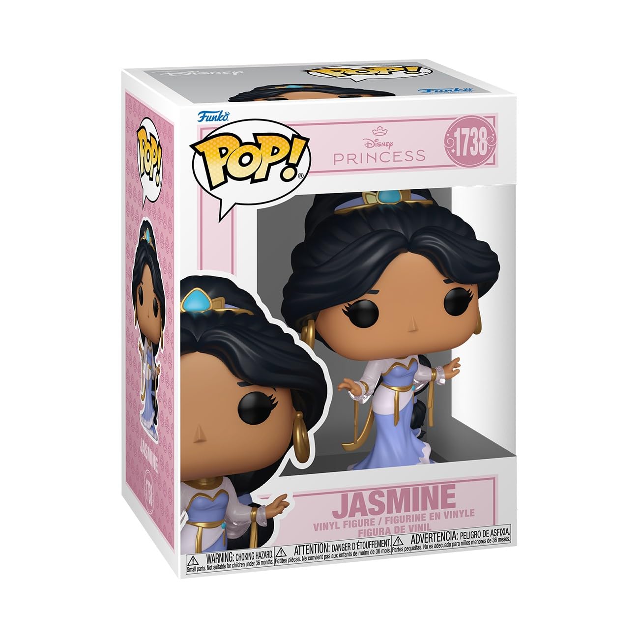 Funko Pop! Disney: Princess Grand Entrances - Jasmine - Figura de Vinilo Coleccionable - Idea de Regalo - Mercancía Oficial - Juguetes para niños y Adultos - Figura Modelo para coleccionistas