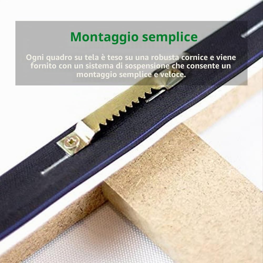 WallArena Stampe su tela 80x80 cm | Quadro astratto da parete in blu, stampa su tela, immagine su tela, dimensioni: 80x80 cm (LxA) - pezzo unico su tela.