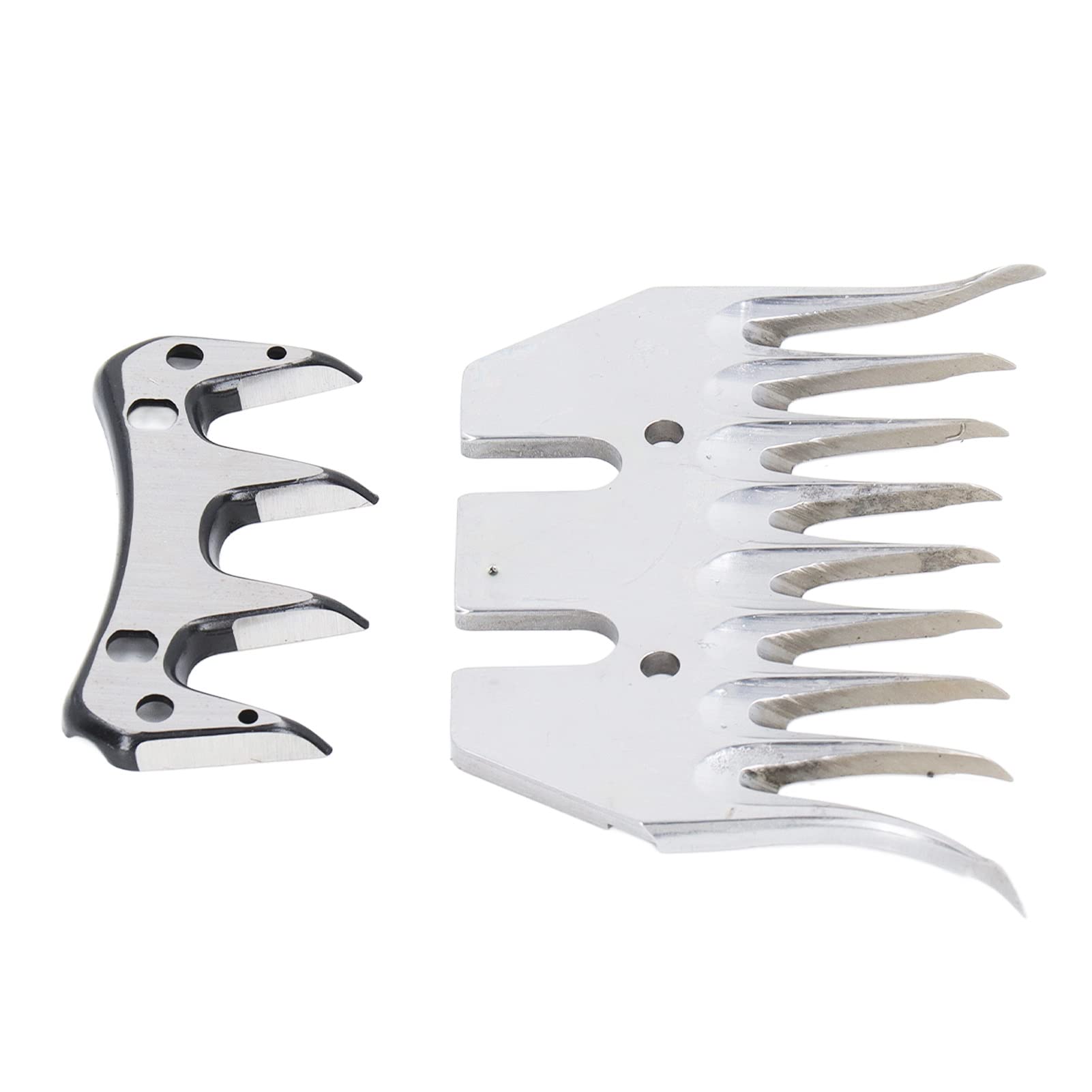 Bewinner Lame de Cisaille à Mouton Incurvée à 9 Dents de Rechange, Coupe-Laine électrique en Acier à Haute Teneur en Carbone pour Tondeuse à Chèvre, Peigne de Cisaillement Durable pour Laine Dense,