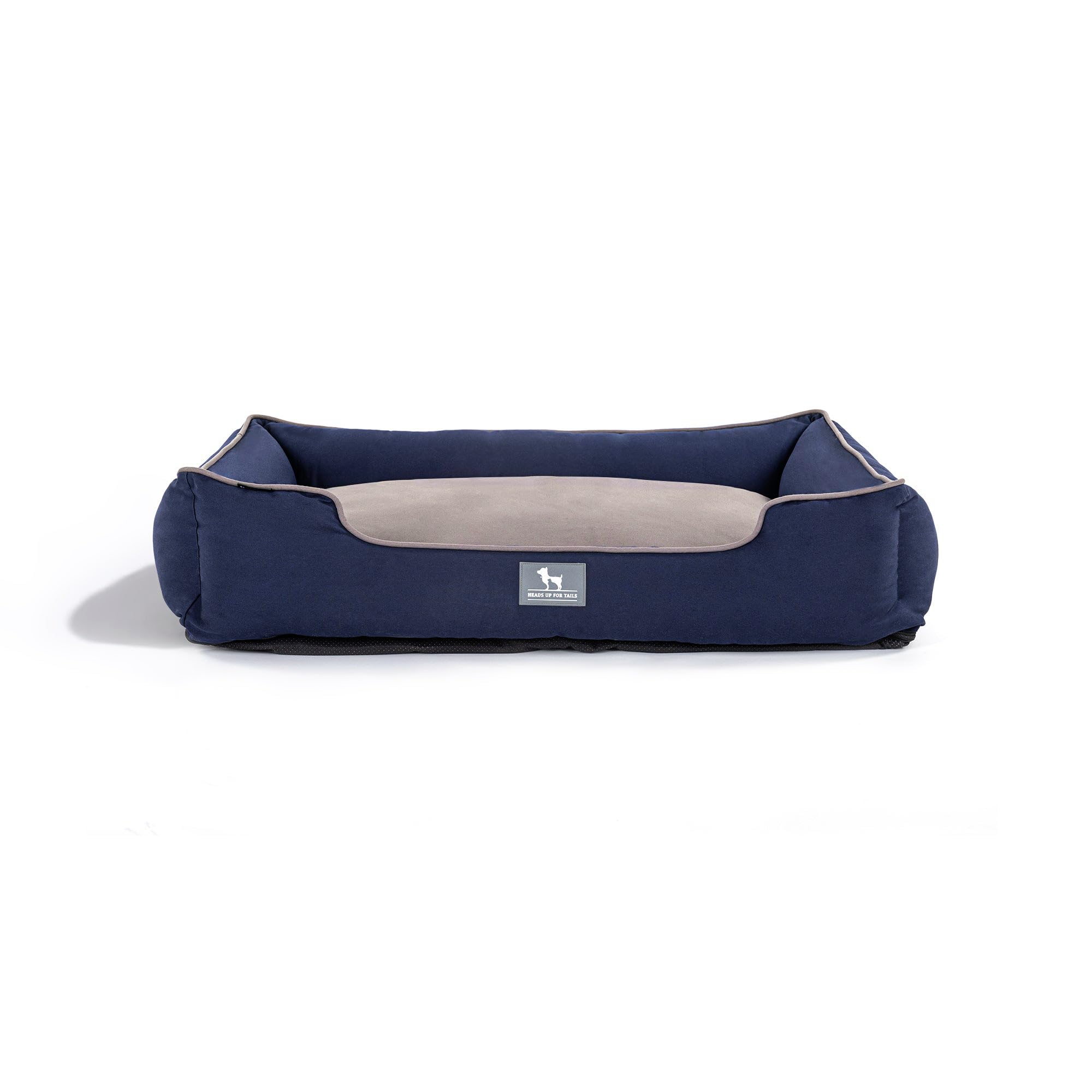 HUFT Classic Lounger Dog Bed - Grey & Navy - S (B0D3L5NXNZ) Amazon Price History, Amazon Price Tracker