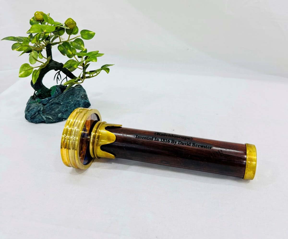 Handmade Unique Kaleidoscope Solid Kaleidoscope for Kids Kaleidoscope Kaleidoscope Brass Birthday Gift