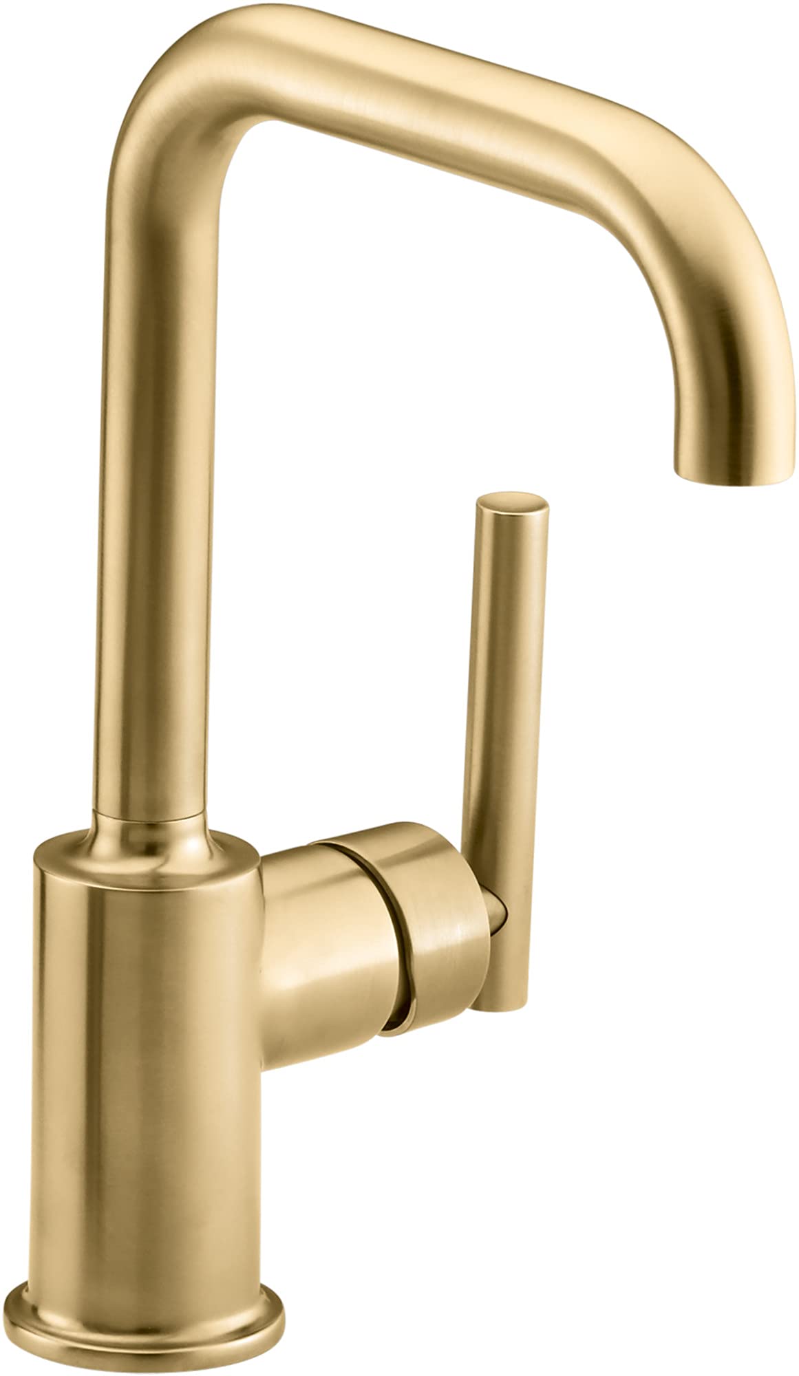KOHLER Purist Single-hole Kitchen Sink Faucet With 6-in Spout