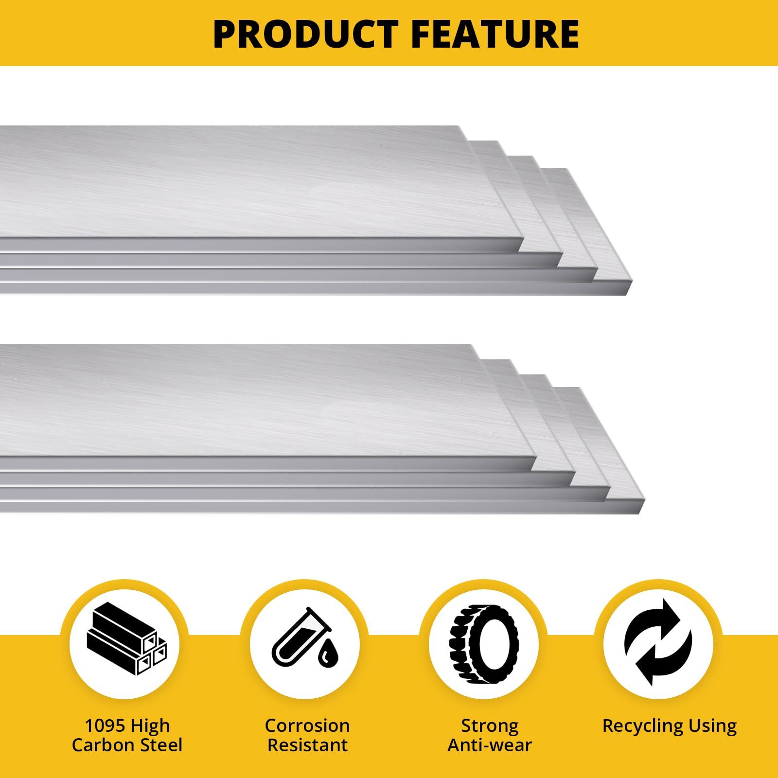 1095 High Carbon Steel Flat Bar - Knife Making -3 1095 High Carbon Steel Flat Bar - Knife Making -3