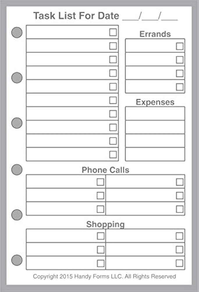 amazon-com-pocket-size-daily-task-planner-insert-sized-and-punched-for-pocket-notebook-3-25-x-4-75-office-products for Free Printable Pocket Size Planner Inserts Amazon.com : Pocket Size Daily Task Planner Insert, Sized and Punched for Pocket Notebook (3.25