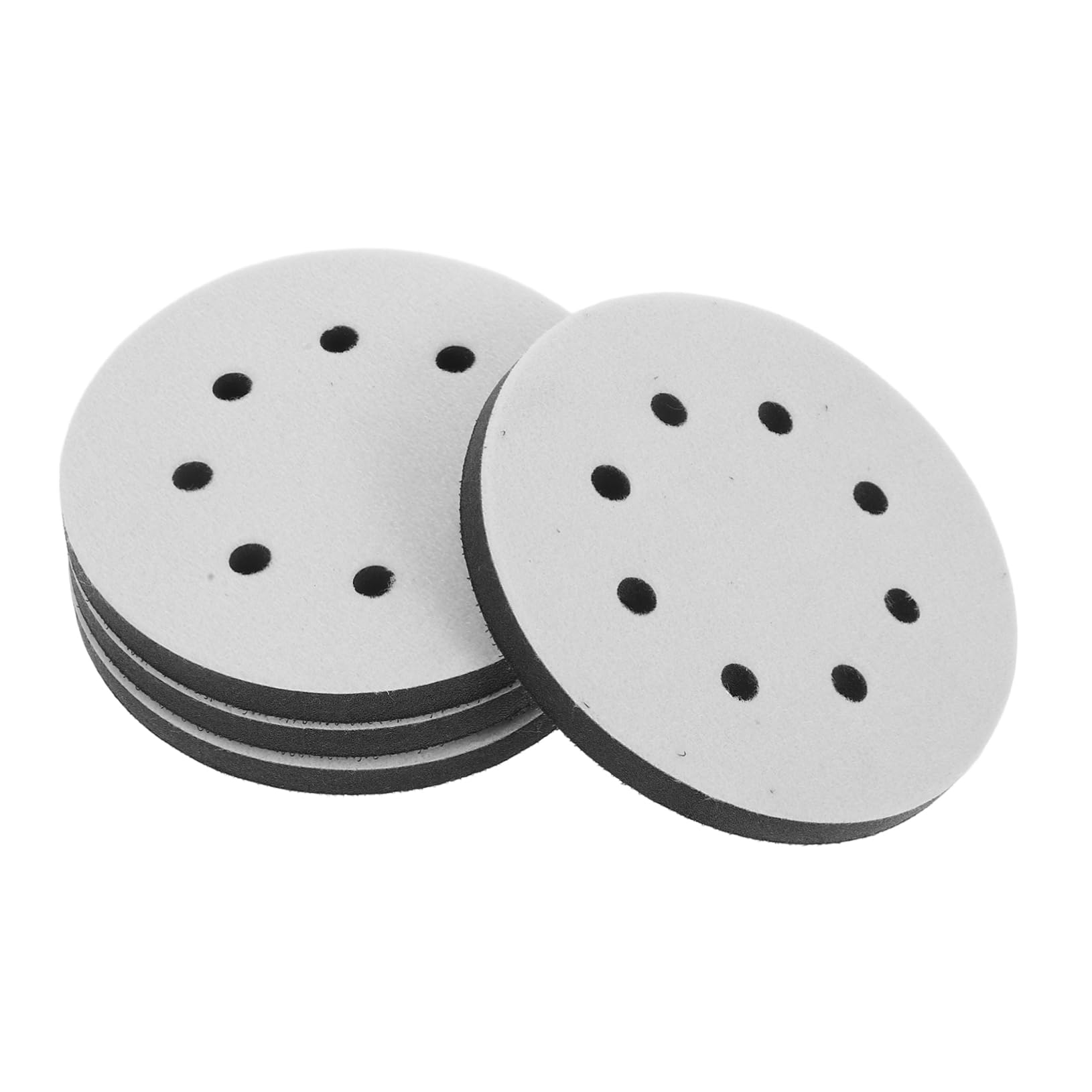 STOBAZA 4pcs Sandpaper Polishing Pad Sanding Pad Polishing Pads Sander Pad Buffing Pads Sponge Black