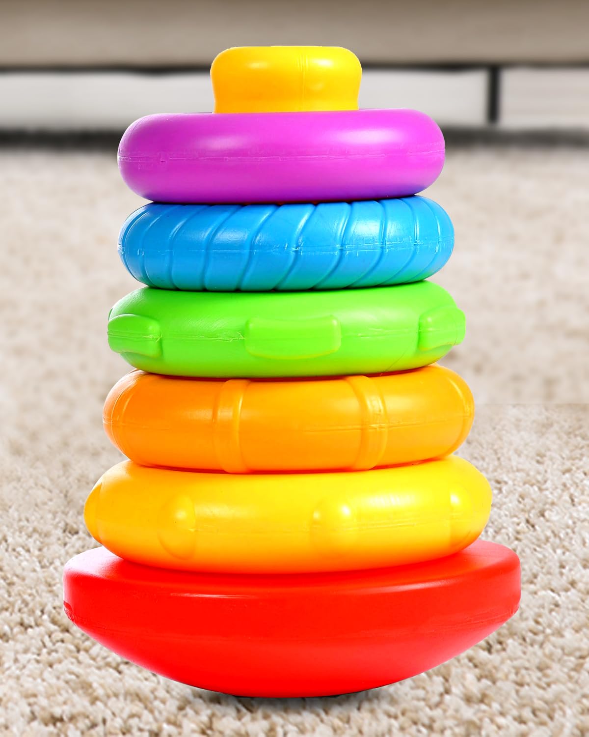 Play Nation Premium 5 Pieces Classic Stacking Rings Sets for Boys,Girls & Infants | Building Block Set for Baby & Kids| Educational Brain Development Color Recognition Toys for Kids | BIS Certified (B0CZLMN6SM) Amazon Price History, Amazon Price Tracker