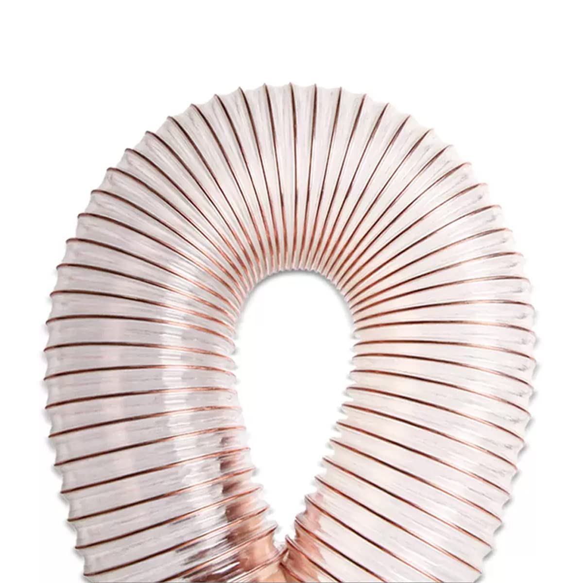 Manguera de Aire Flexible PVC con Alambre Acero. Disponible en Varios tamaños. Longitud: 1 Metro. Grosor Pared: 0,63 mm(90X0.63 Mm)
