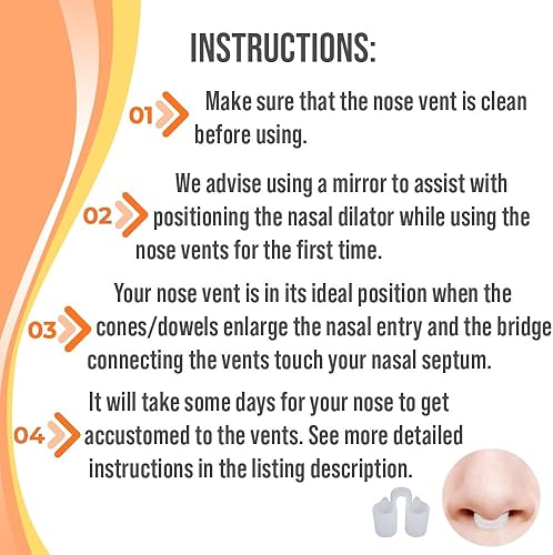 Miniatura 4 de Dilatador de alivio sinusal de ventilación nasal (paquete de 12 rejillas de ventilación de gran tamaño) suaves - Una solución simple para ronquidos