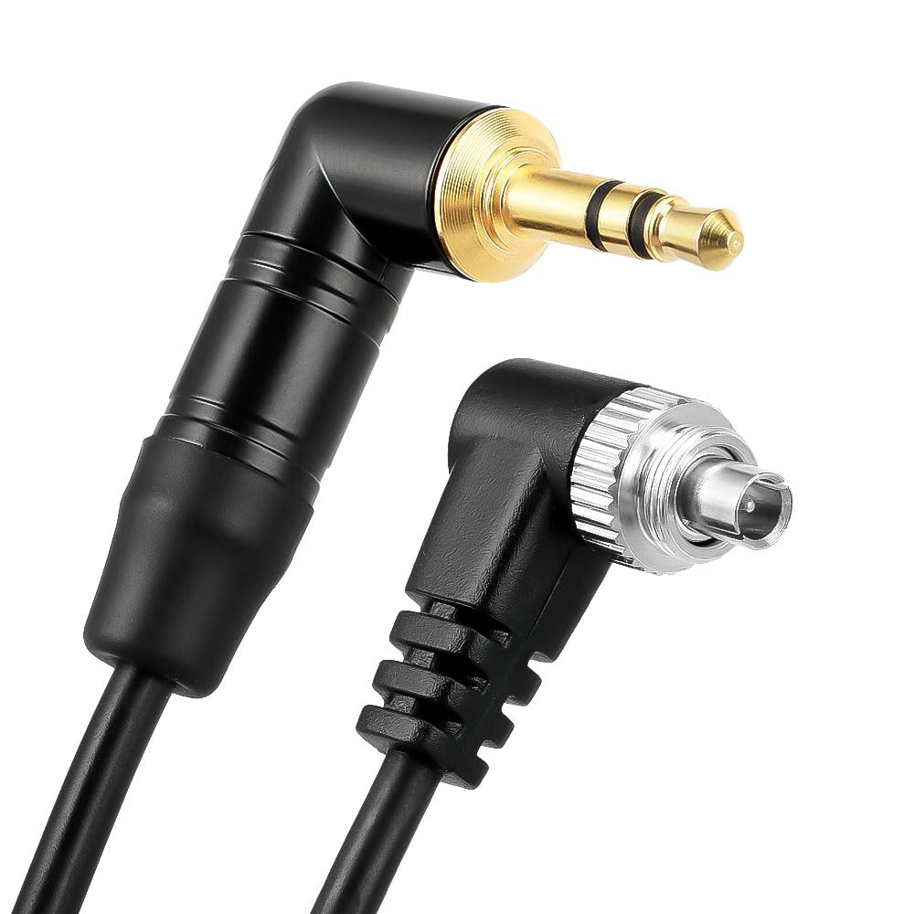 Alvin’s Cables Tentacle timecode Cable pour Panasonic Lumix S1H, GH5S, GH6, GH7 Caméras, 3,5 mm TRS pour verrouiller le câble enroulé PC pour tentacule sync-e, piste-e, barre de temps