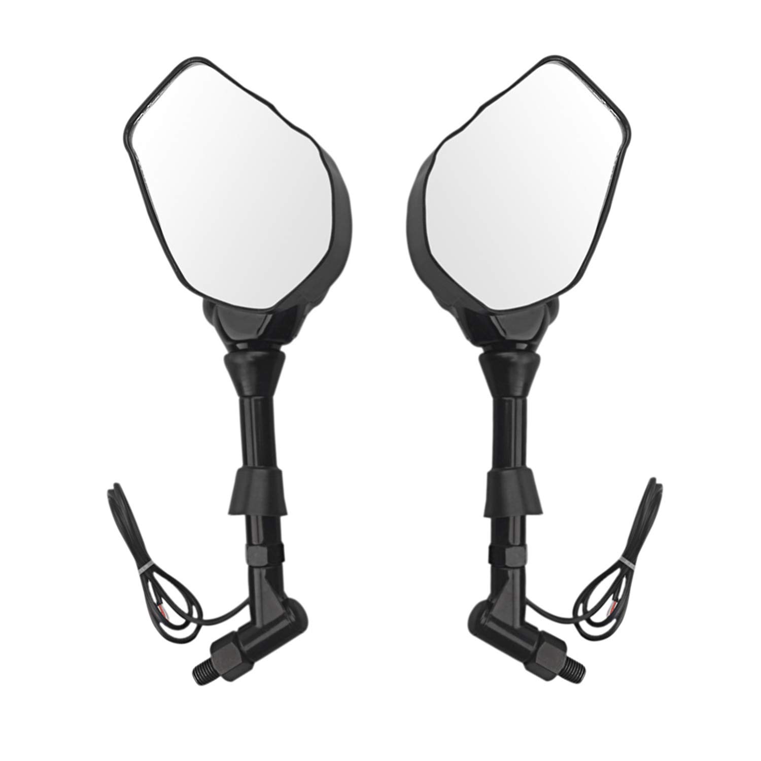 Specchietto laterale universale per moto con indicatore di direzione a LED