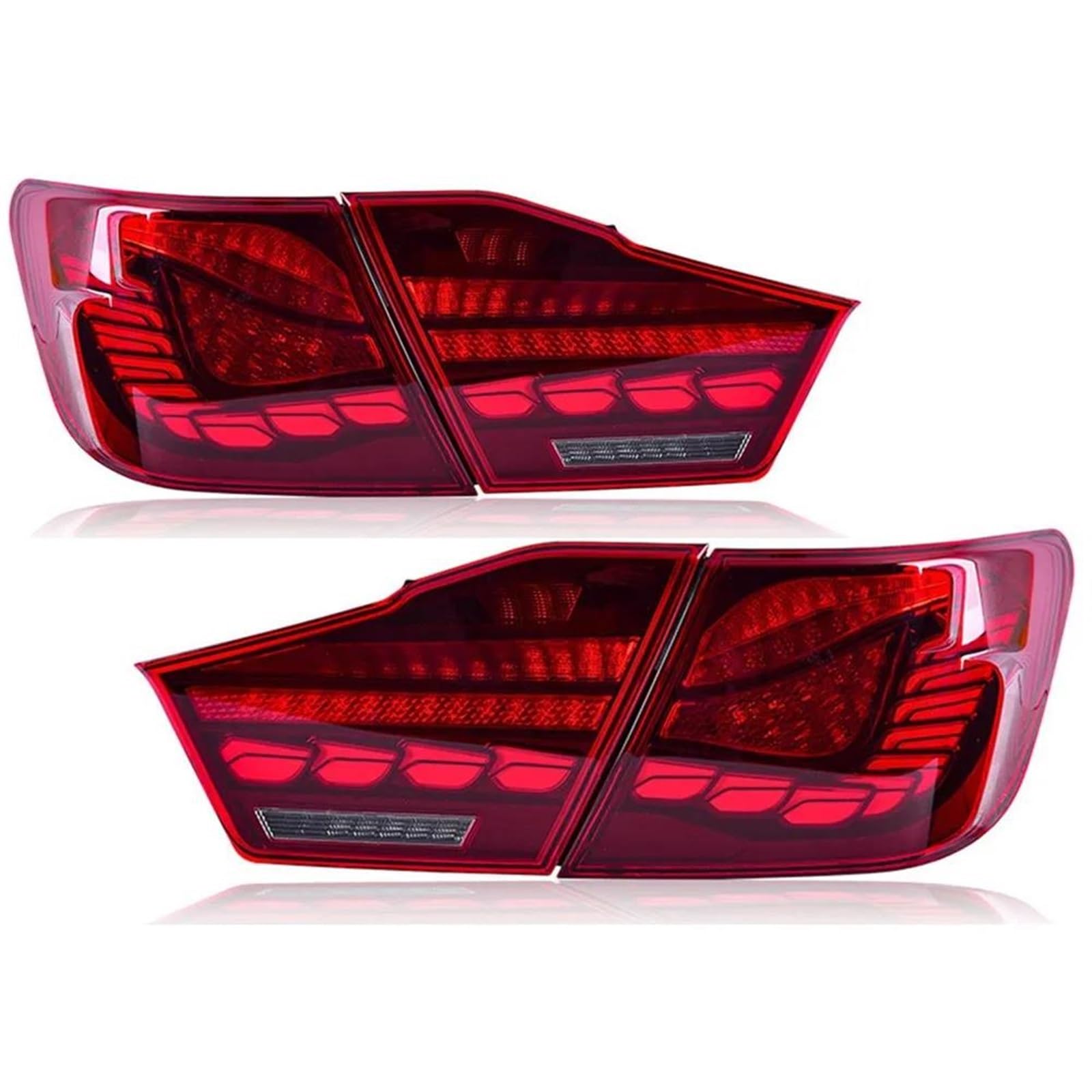 Pair Of Outer Tail Lights For 2012-2014 Toyota Camry - Left & Right Halogen Assemblies
