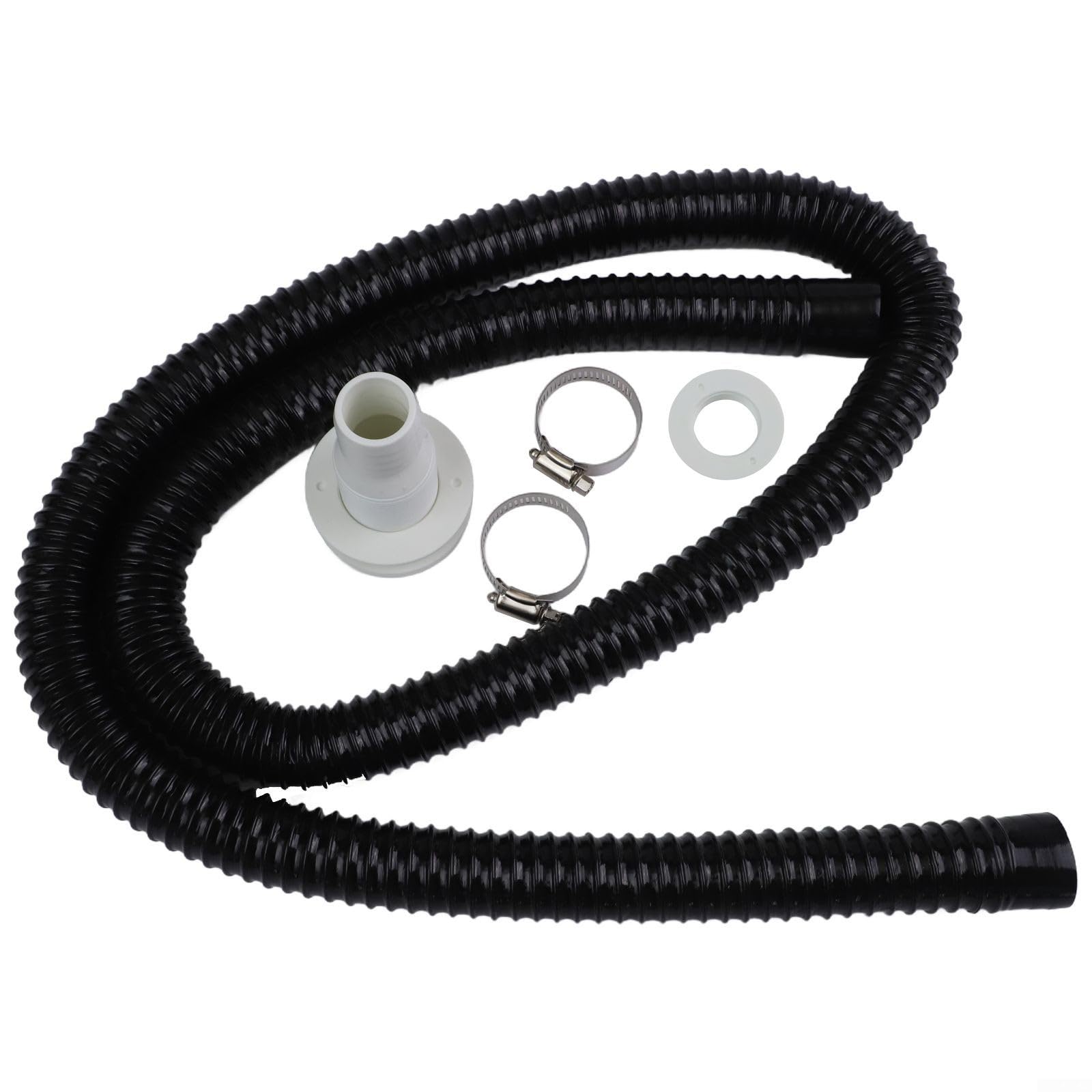 Tubo flessibile per imbarcazioni di sentina, 19-29 mm, corrugato, flessibile, filtro per acqua marina, adatto per yacht