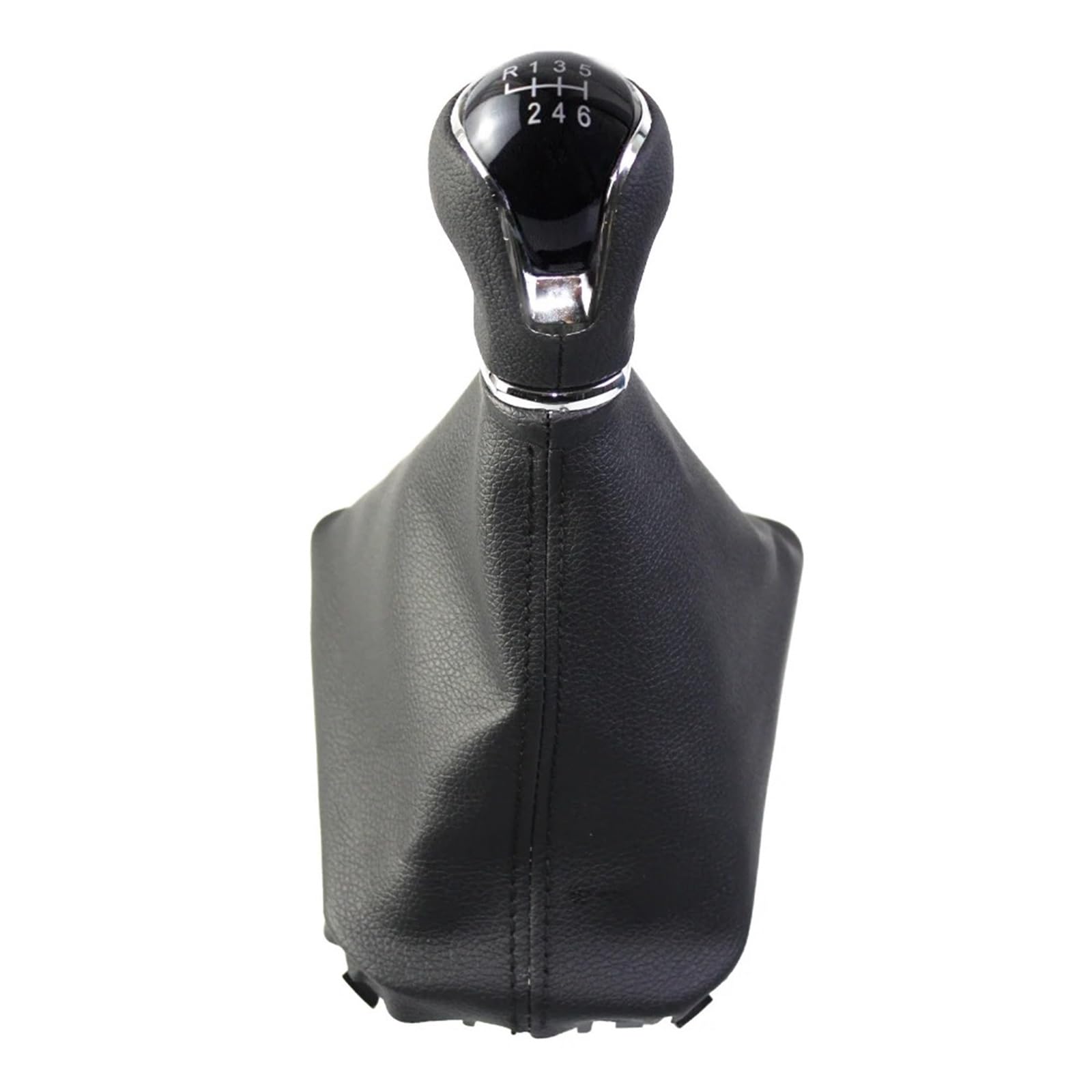 Jxewmtmc 6 Speed For Seat For Arona For Ibiza 5/ Gear Shift Knob With Leather Shifter Gaiter Boot Cover 6F0711113n Lhd Gear Stick Shift Cover(6 Speed)