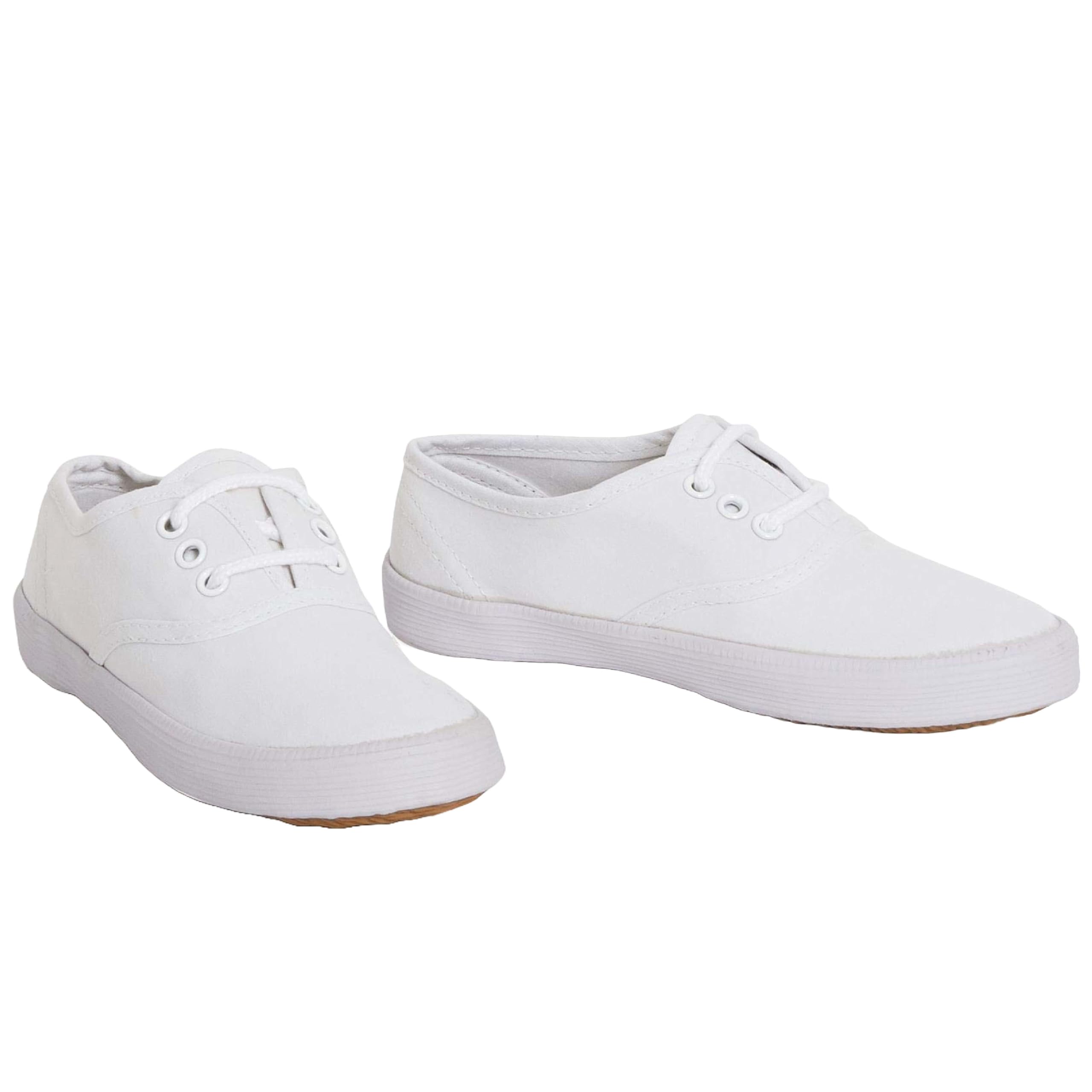 Shelikes Girls Boys School Pe Pumps Gym Black Trainers Touch