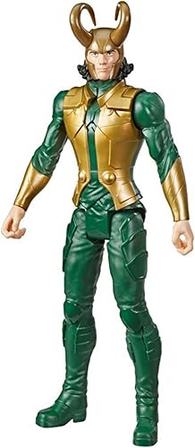 Avengers Marvel Titan Hero Series Blast Gear Loki Figura de acción, juguete de 12 pulgadas, inspirado en el universo Marvel, para niños a partir de