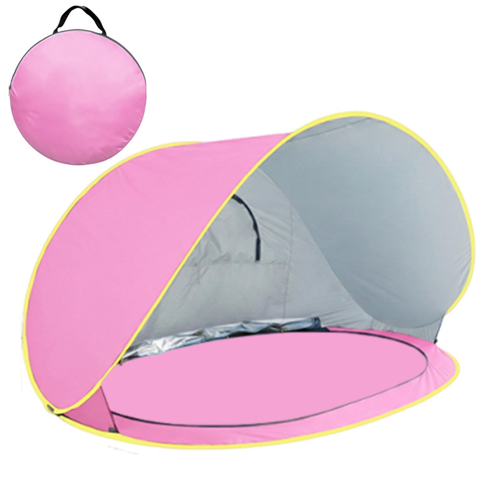 Tenda Da Campeggio Pensilina Portatile da Esterno | Rifugio Dal Sole Per La Spiaggia per 2-3 Persone Ideale per Vacanze Estive All'Aria Aperta Viaggi Trekking Escursionismo e