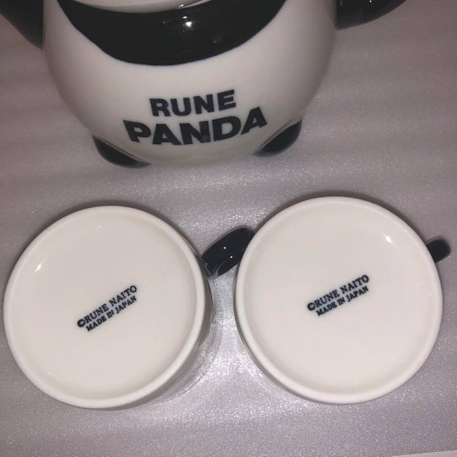 内藤ルネ RUNE PANDA パンダ ティーポットセット【インテリア用】 Amazon | 内藤ルネ RUNE PANDA パンダ ティーセット ポット