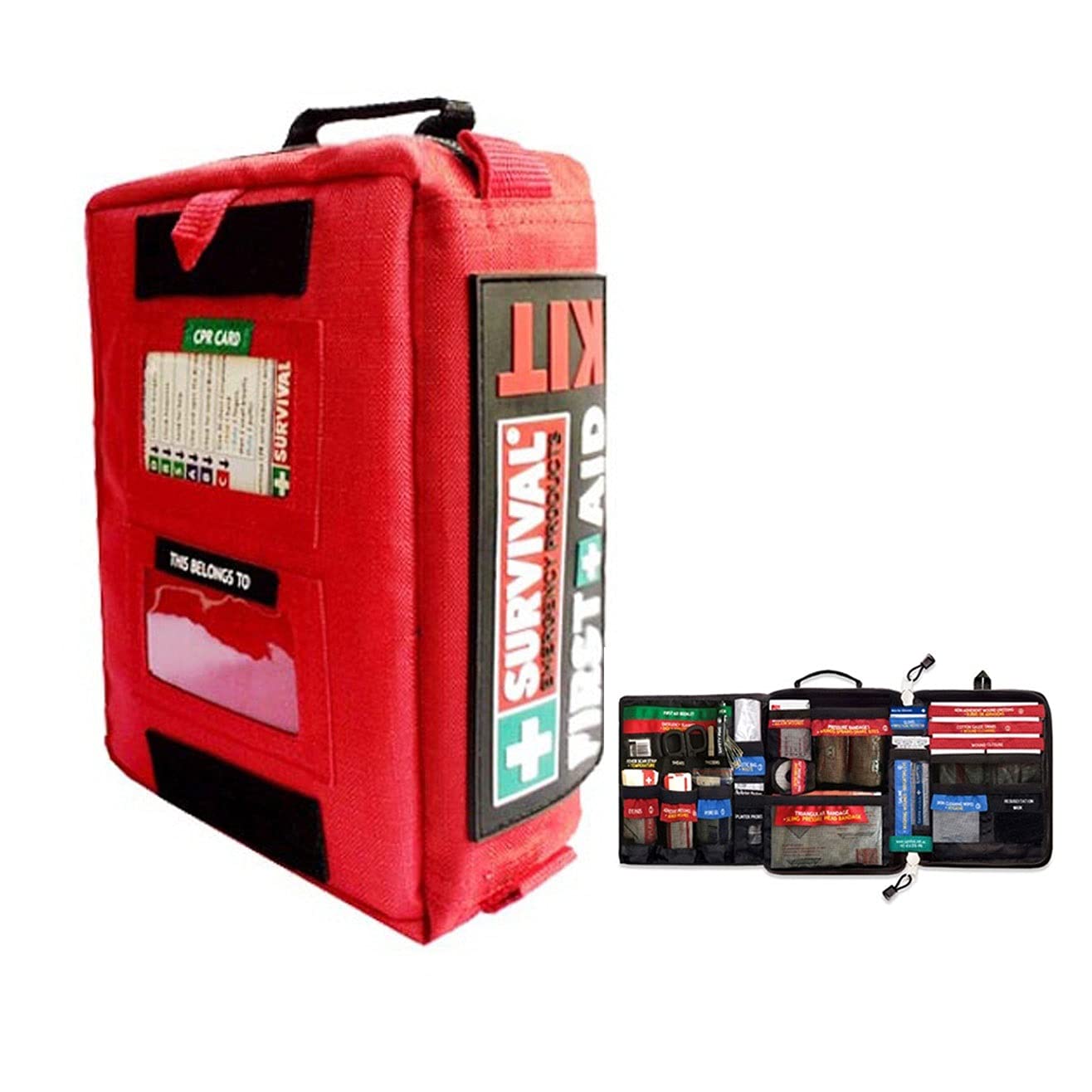 SHUBIAO First Aid Kit, Waterproof First Aid Kit for Trauma, Outdoor First Aid Gear Emergency Tool Accessories Kits, Compartment Kit for Emergency Medical Supplies