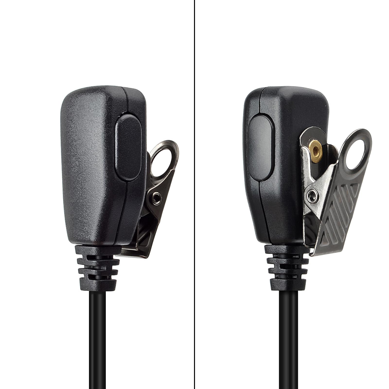 YNIBST Pinganillo de Tubo de Aire Transparente para Walkie Talkie, Auricular Discreto con PTT para Radio, Compatible con Motorola Talkabout, para Modelos T62/T80/T82/T92 (1 Pieza) - 4