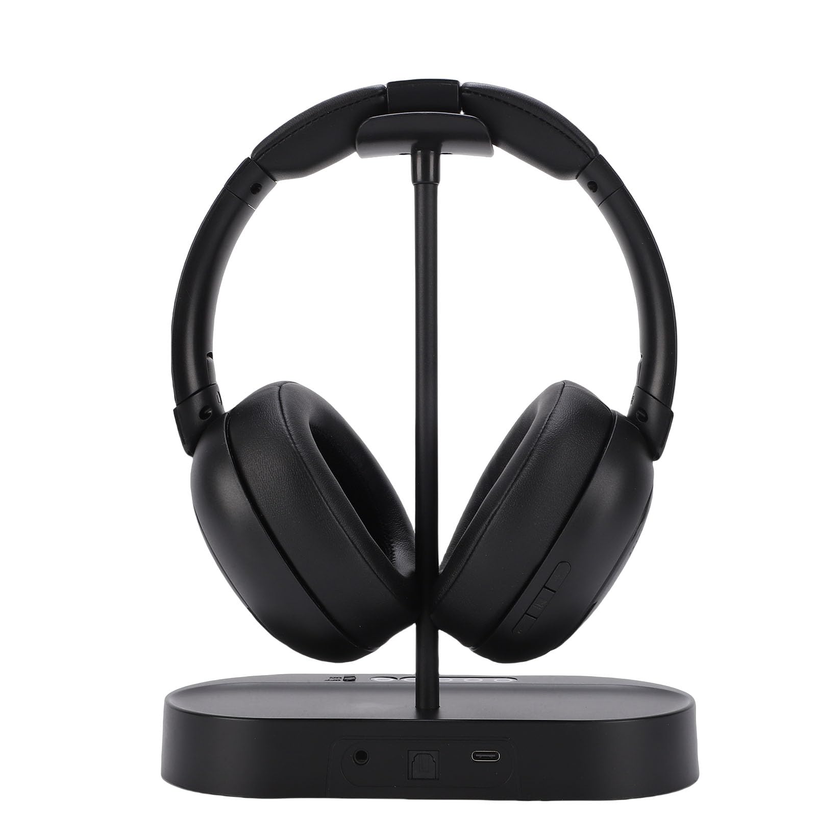 XUMIUZIY Cuffie TV Wireless per Anziani, Stereo HiFi Bluetooth 5.4 con Base del Trasmettitore Plug And Play per i Genitori