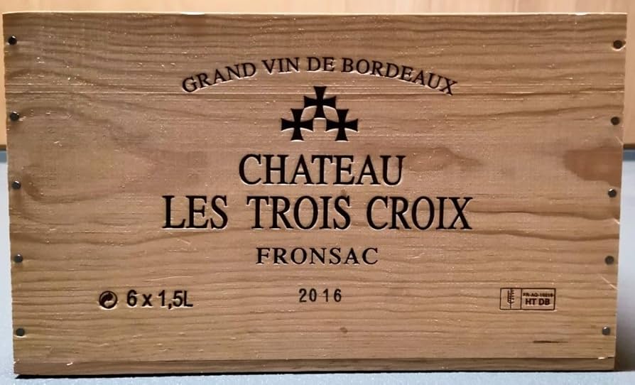 フランスボルドーワイン木箱3 シャトー・レ・トロワ・クロワ フランスボルドーワイン木箱3 シャトー・レ・トロワ・クロワ