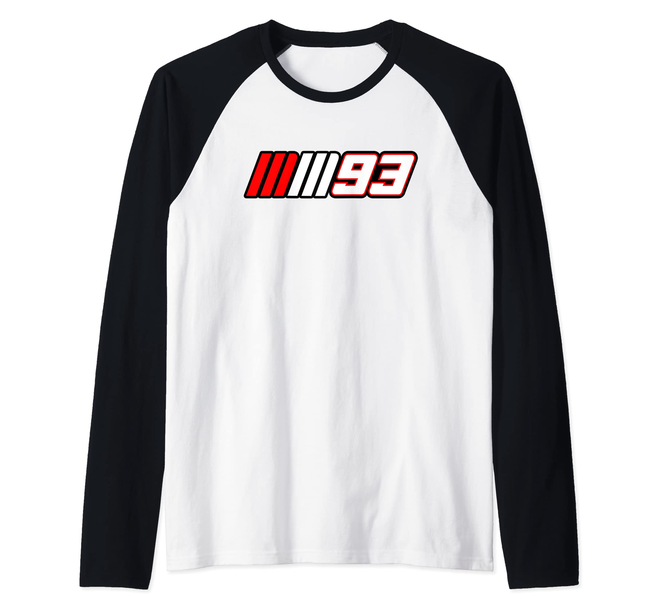 93 Number Graphic Raglan Baseball Tee
