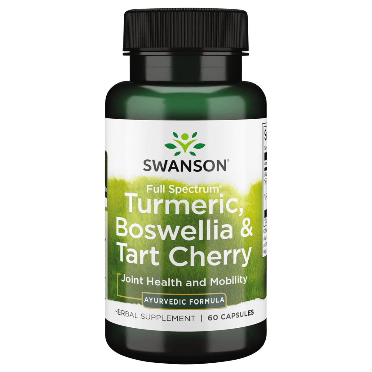 Swanson Full Spectrum Turmeric Boswellia & Tart Cherry, 60 Capsules
