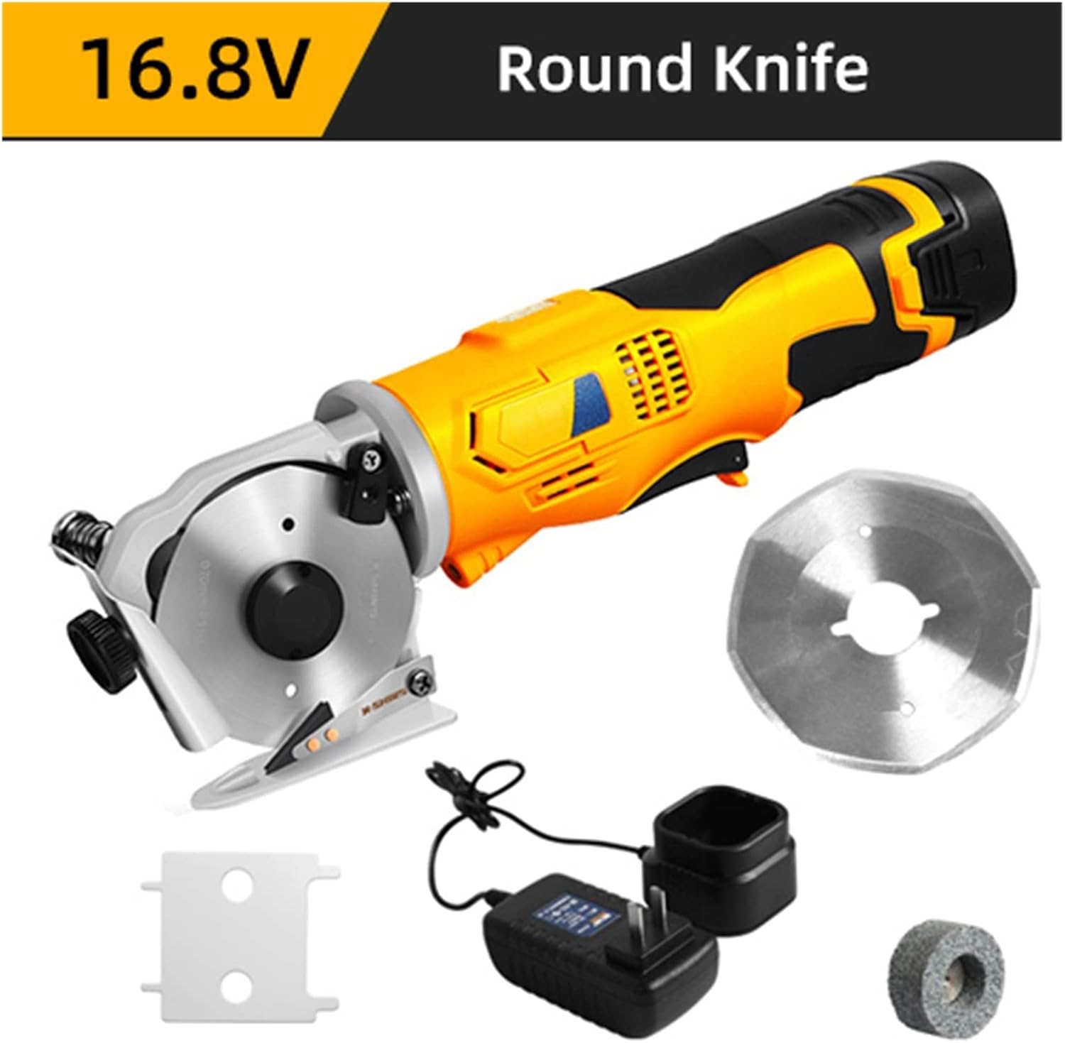 16.8V Electric Scissors Carpet Hand-held Cutting Cloth Machine Electric Round Scissors For Fabric Leather Cloth Sewing,DIY Tools