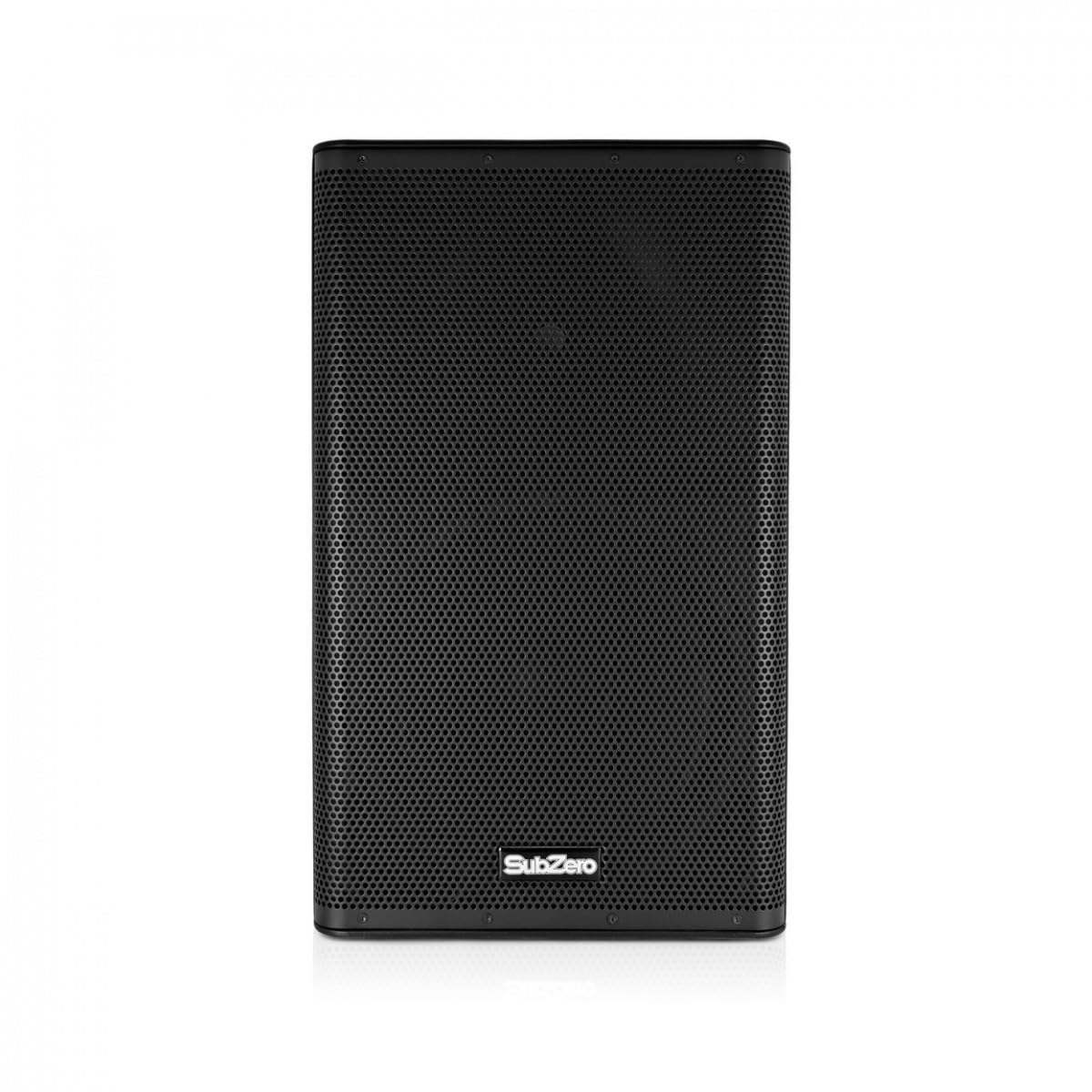 SUBZERO Altavoz Activo para megafonía de 12 Pulgadas con tecnología DSP integrada, Negro