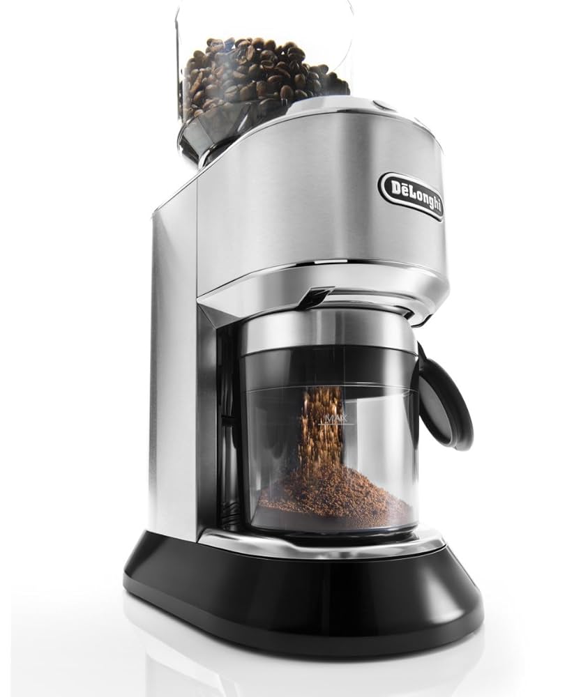 De'Longhi Dedica Digital Conical Burr Grinder with 18 Settings