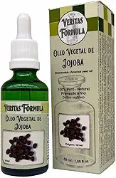 Óleo Vegetal de Jojoba Prensado a Frio – 100% Puro e Natural | Hidratação para Pele, Cabelos e Unhas | Vegano – 50ml | Origem Israel