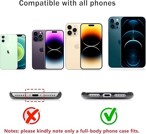 Miniatura 31 de 2 almohadillas de cordón ajustable para teléfono celular, correa para el cuello + cordón universal para la muñeca para teléfono celular + 2 piezas