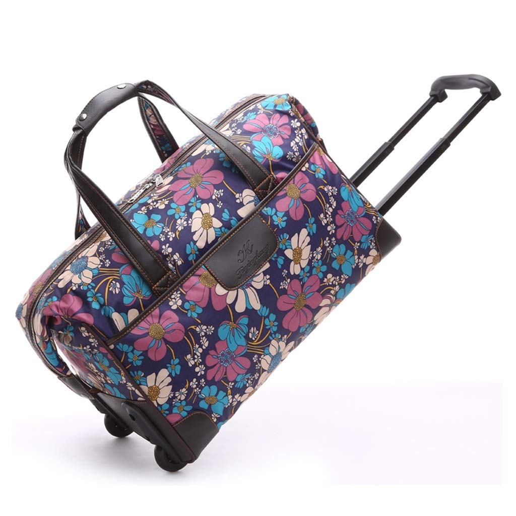 Buy LZG Waterproof Rolling Tote Bag with Wheels and Handle, Overnight