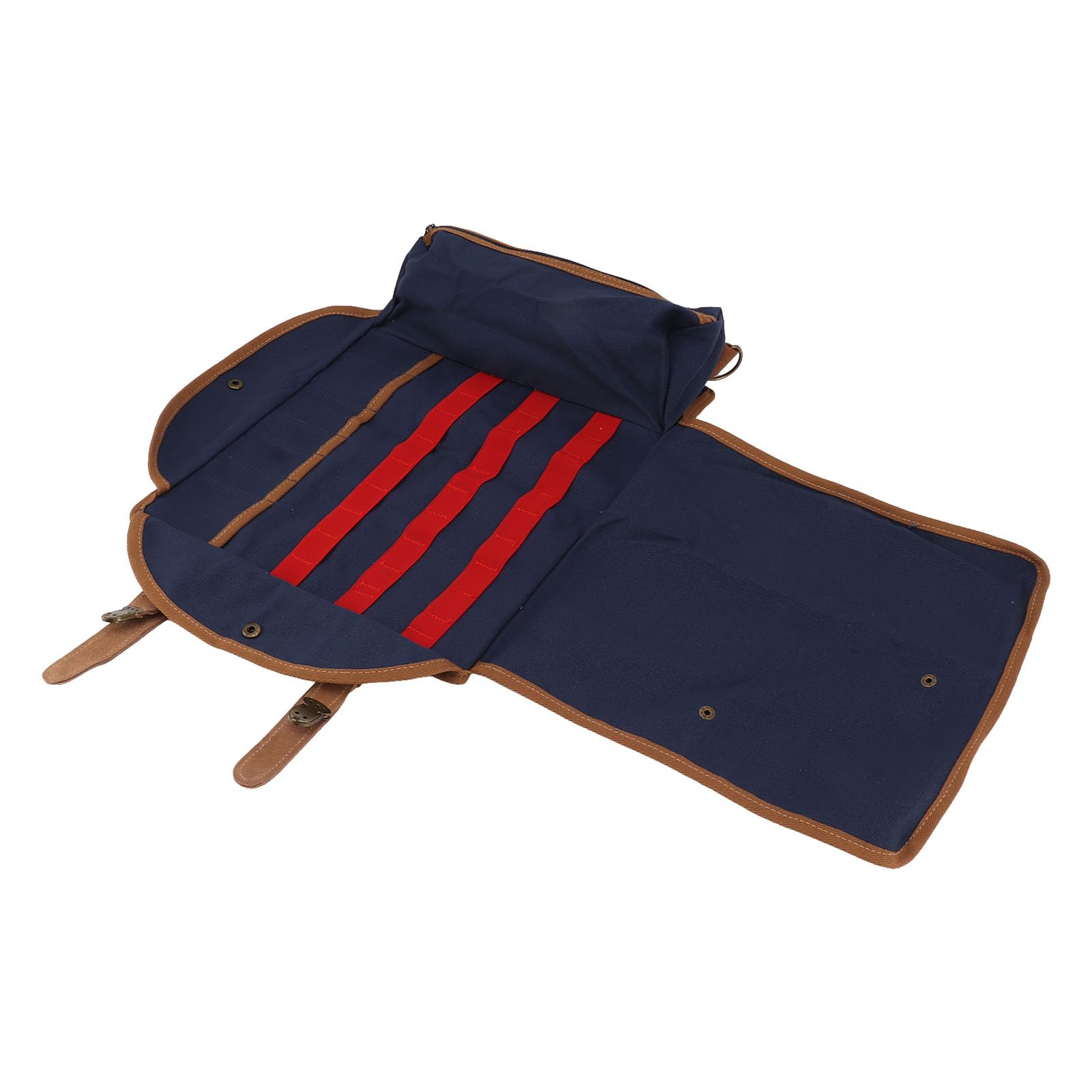 Faruxue Bartender Bag Multifunctional Portable Large Capacity Travel Bartender Kit Bag with Strap for Outdoor (blue)