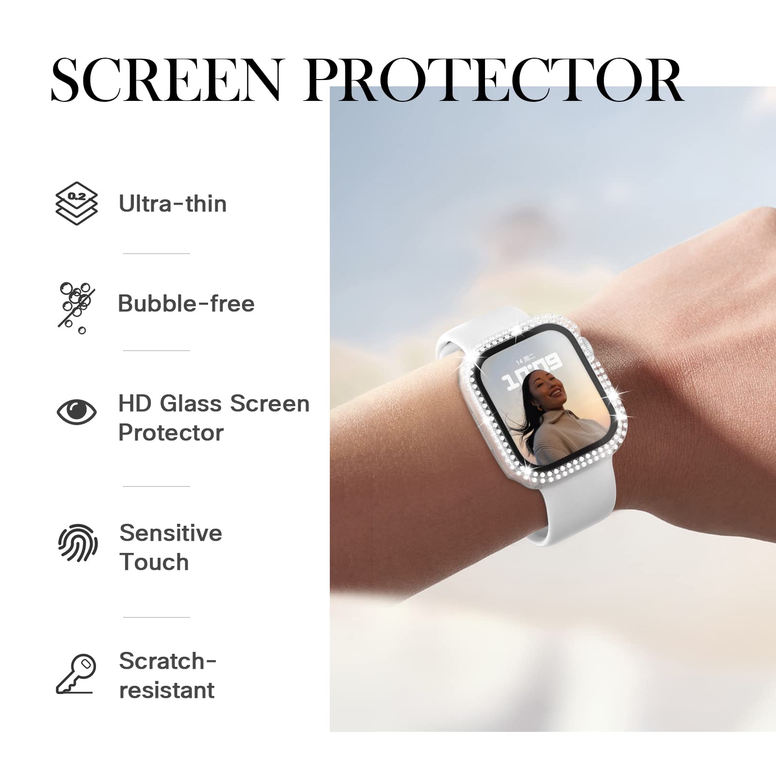 Amazon.co.jp: Adepoy コンパチブル Apple Watch ケース 46mm