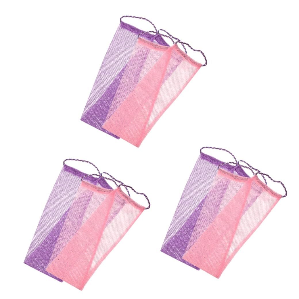 FRCOLOR 6piezas Toalla Africana Exfoliante De Esponja De Limpieza Para y Exfoliación De Espalda Accesorio Para Hombres y Mujeres