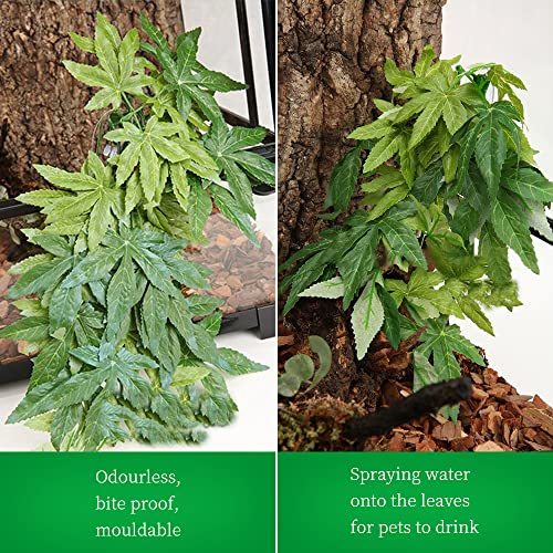 Image of 50cm /20in Aquarium Decorations Plants Artificial Fake Plastic Water Grass Plants for Fish Tank Aquarium Decor Artificial Hanging Plants