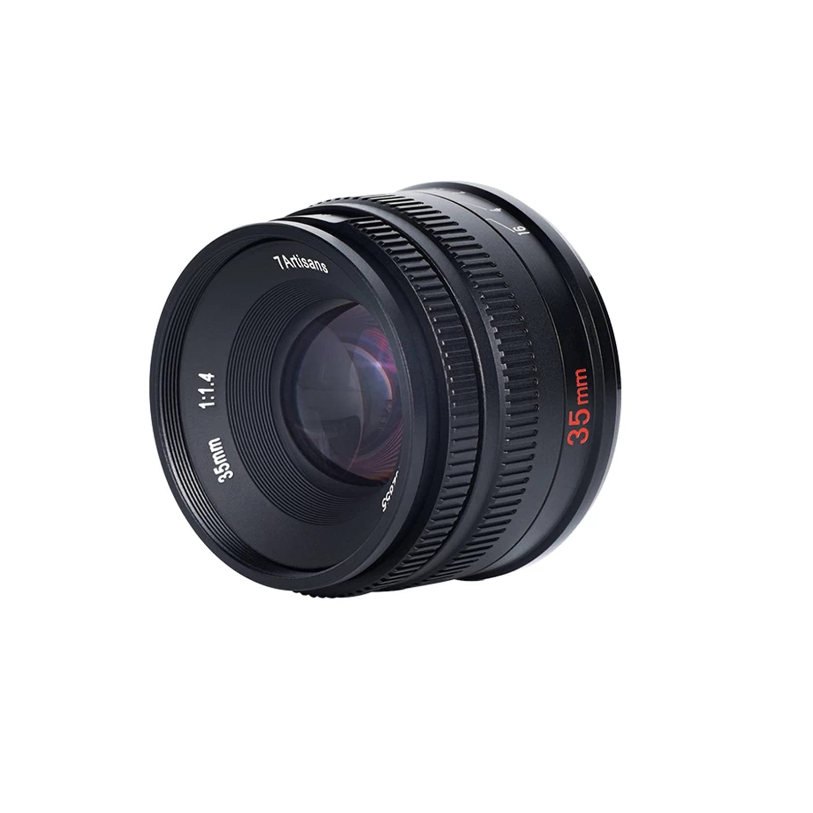 7artisans Objectif d'appareil photo F1.4 APS-C 35 mm - Mise au point manuelle - Grande ouverture - Compatible avec les caméras électroniques sans miroir de Sony